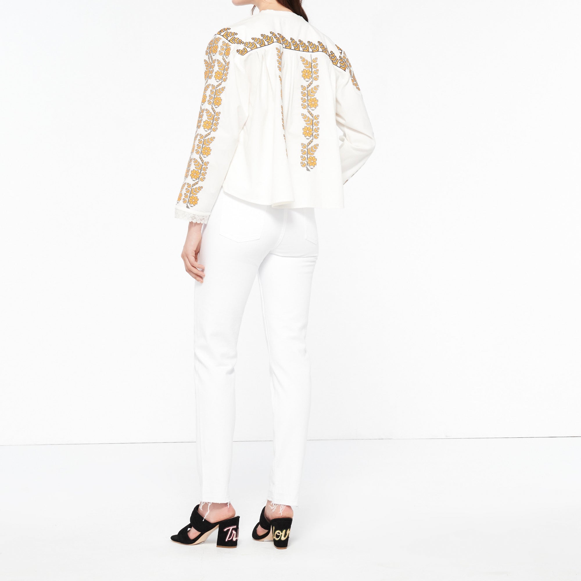 Jeans coupe droite taille haute Sandro seconde main