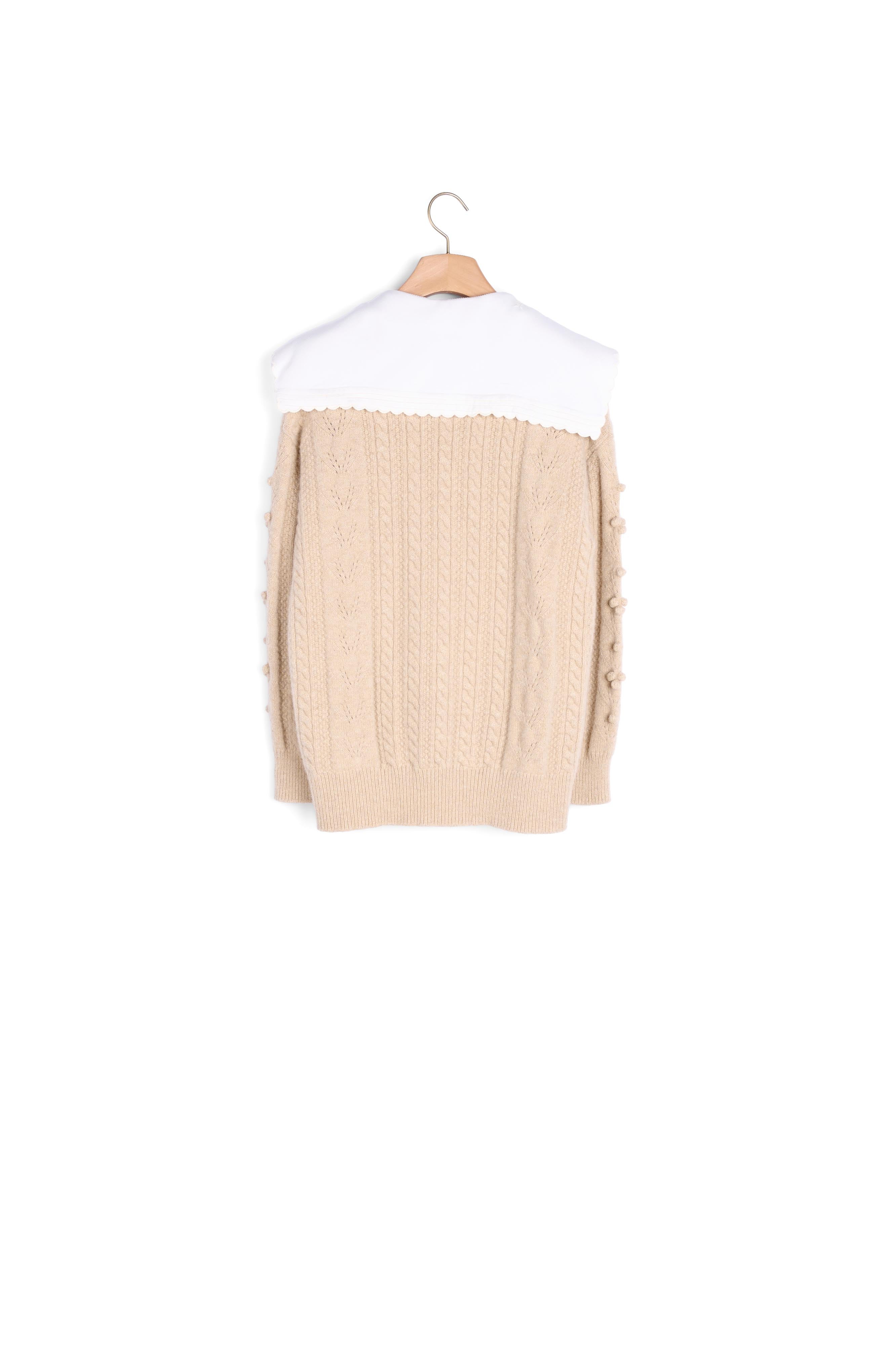 Cardi coat en Maille fantaisie Sandro seconde main