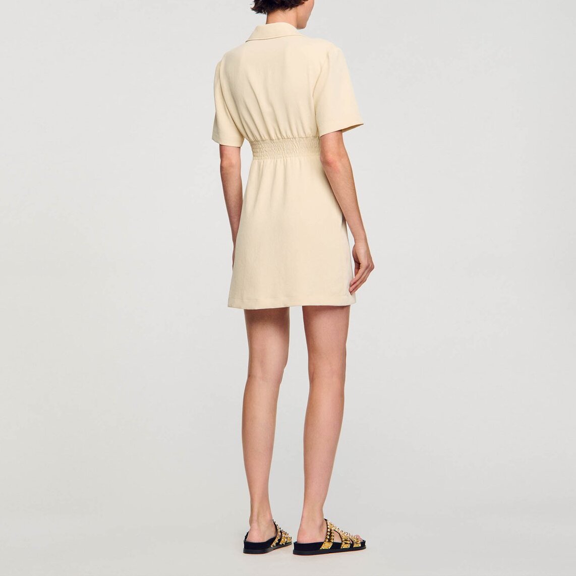 Robe courte boutonnée Sandro seconde main