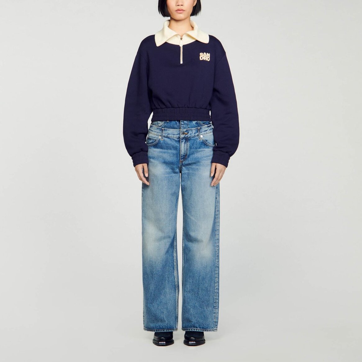 Sweat court Sandro seconde main