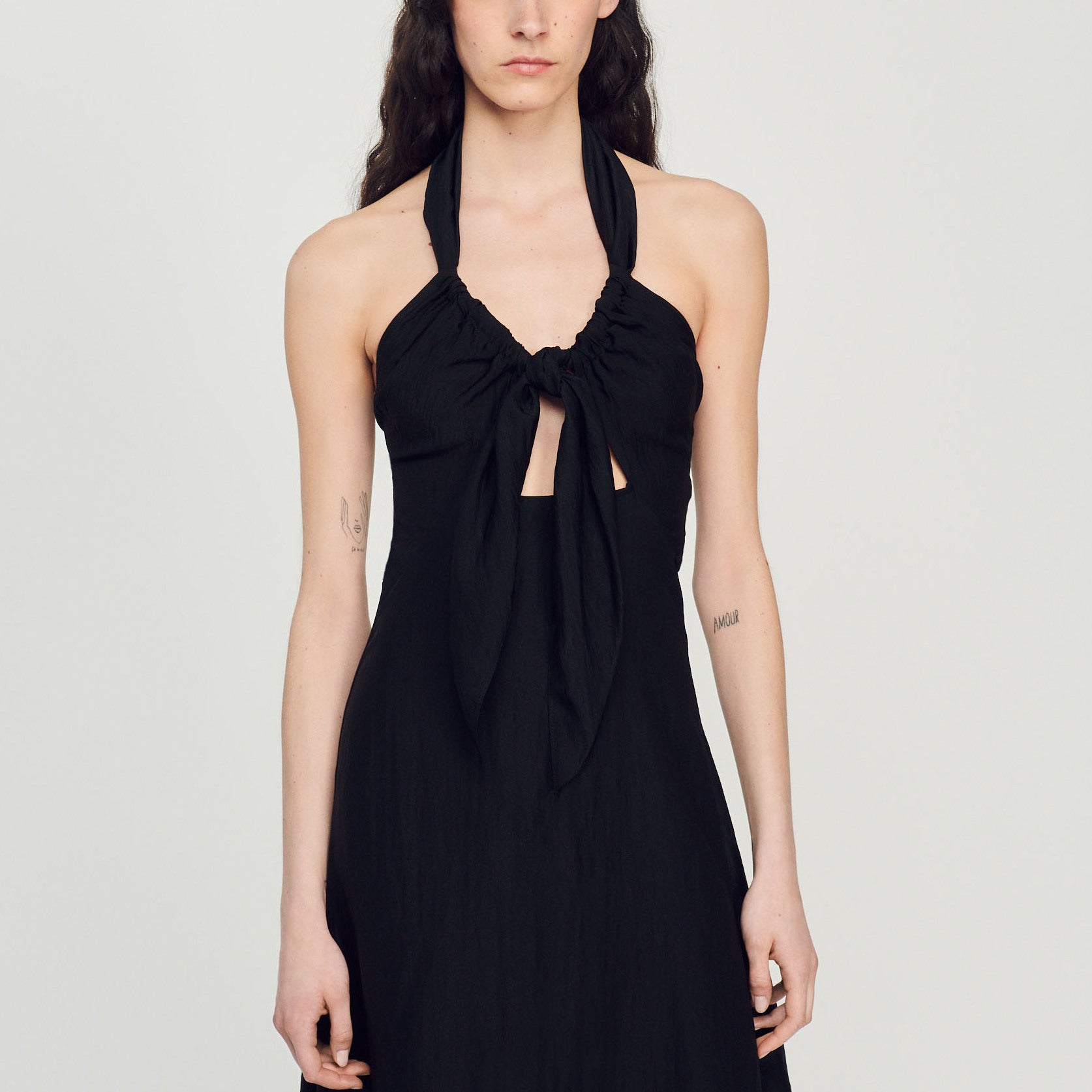 Robe nouée dos nu Sandro seconde main