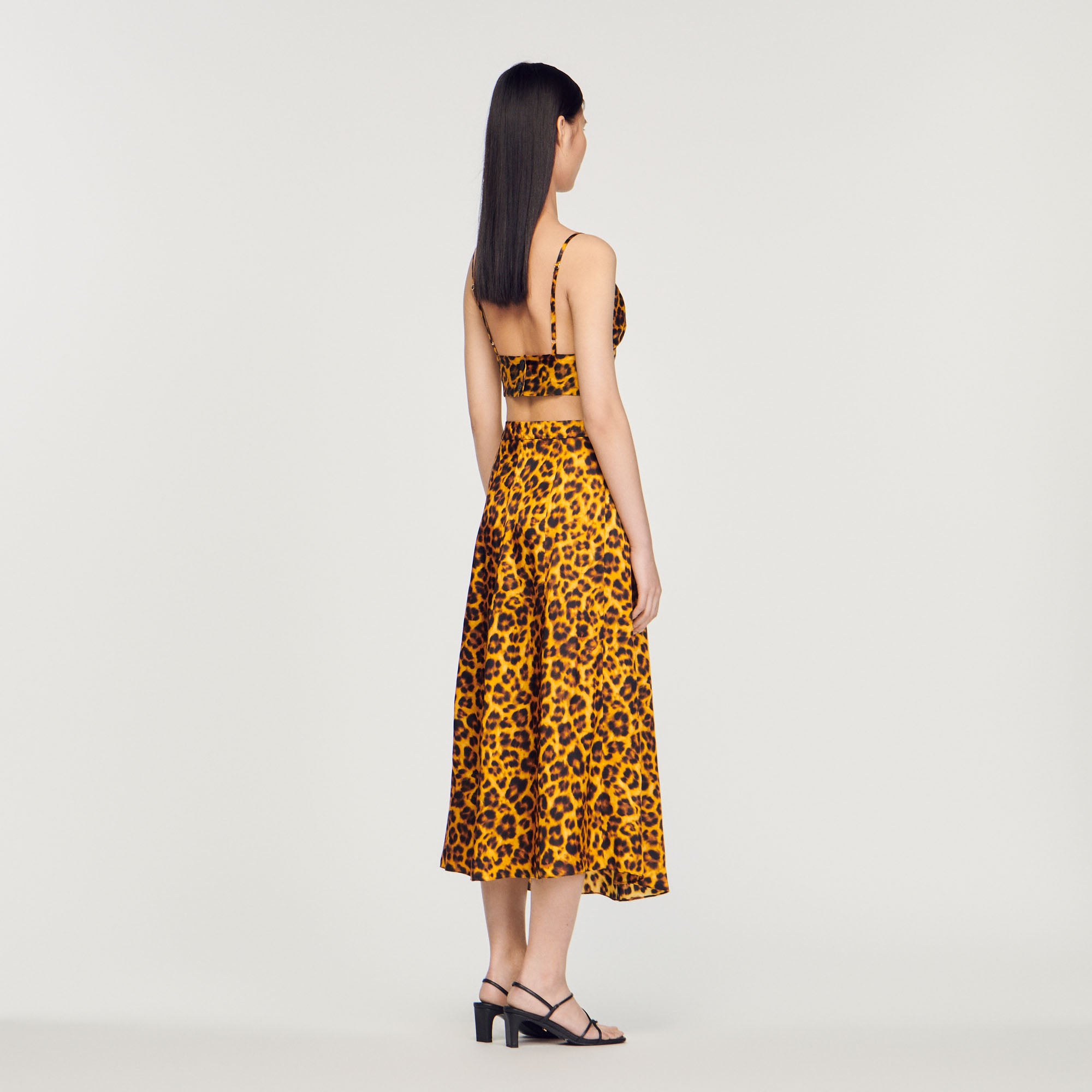 Jupe léopard Sandro seconde main