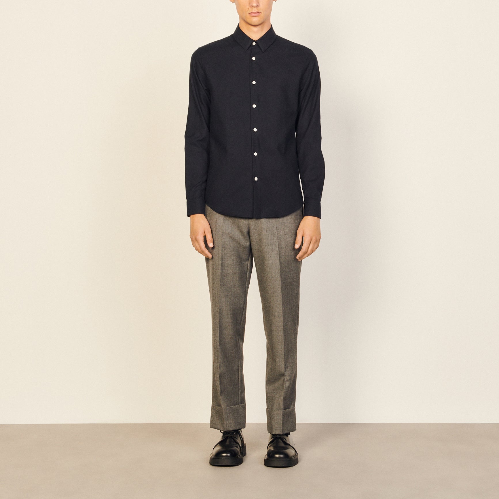 Chemise en flanelle Sandro seconde main