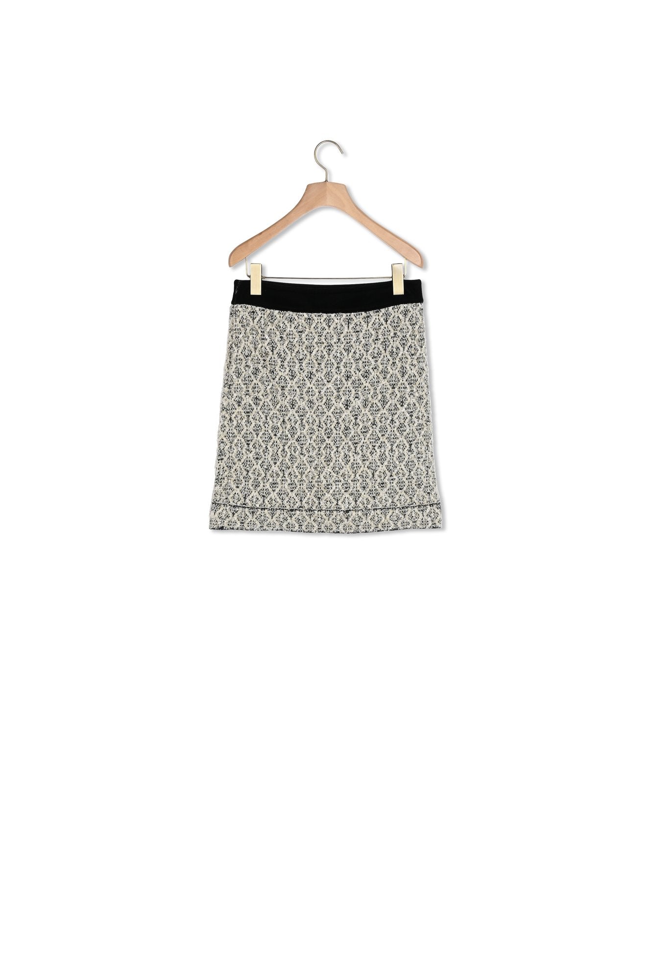 Jupe courte en Maille jacquard Sandro seconde main