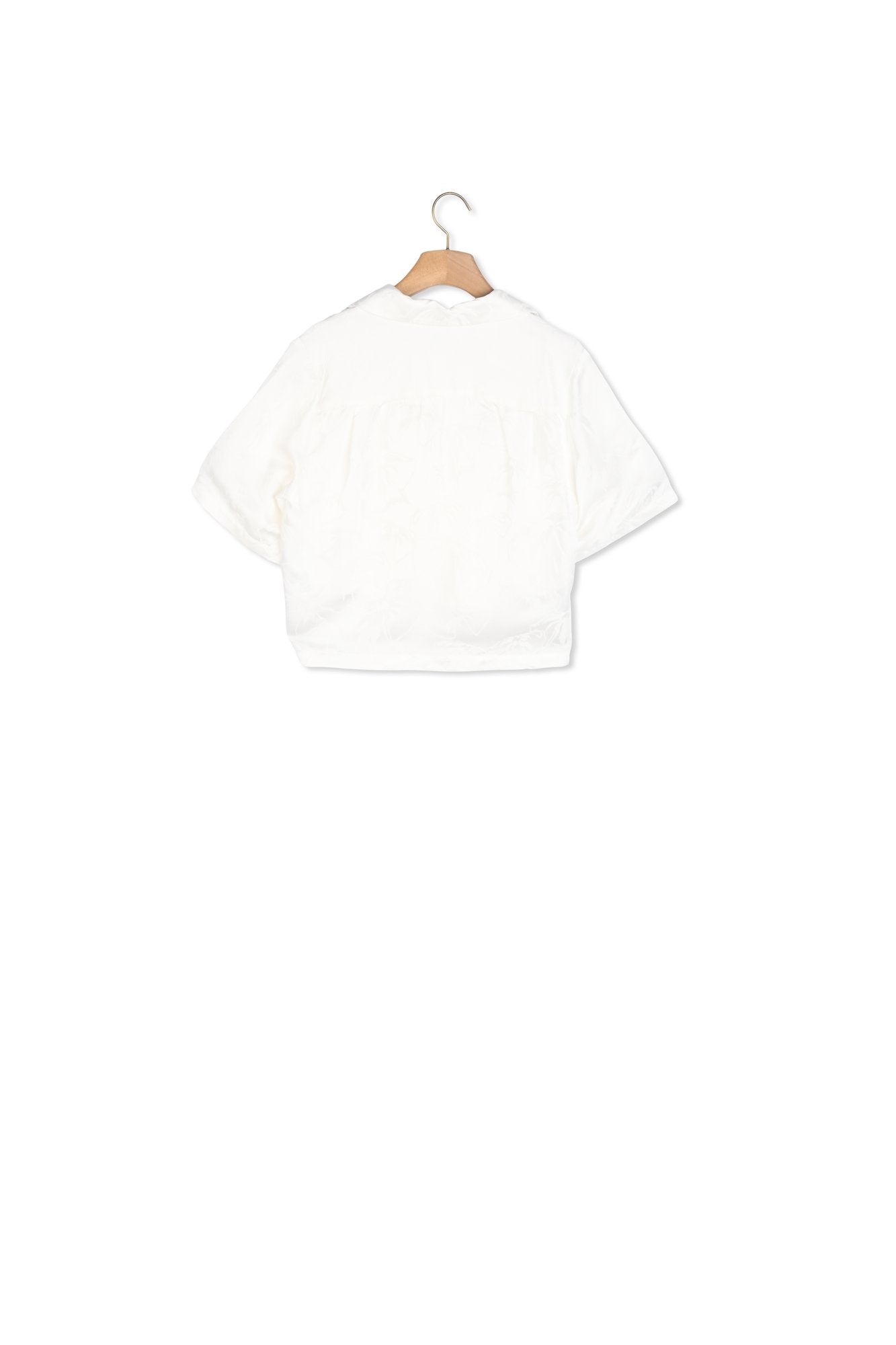 Chemise courte à jacquard à noeuds Sandro seconde main