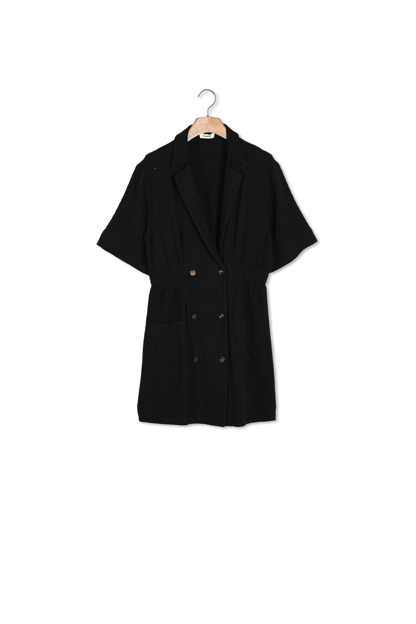 Robe à col tailleur Sandro seconde main