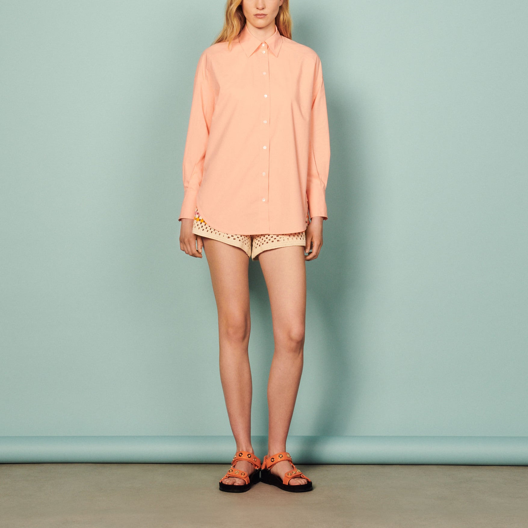 Chemise oversize Sandro seconde main