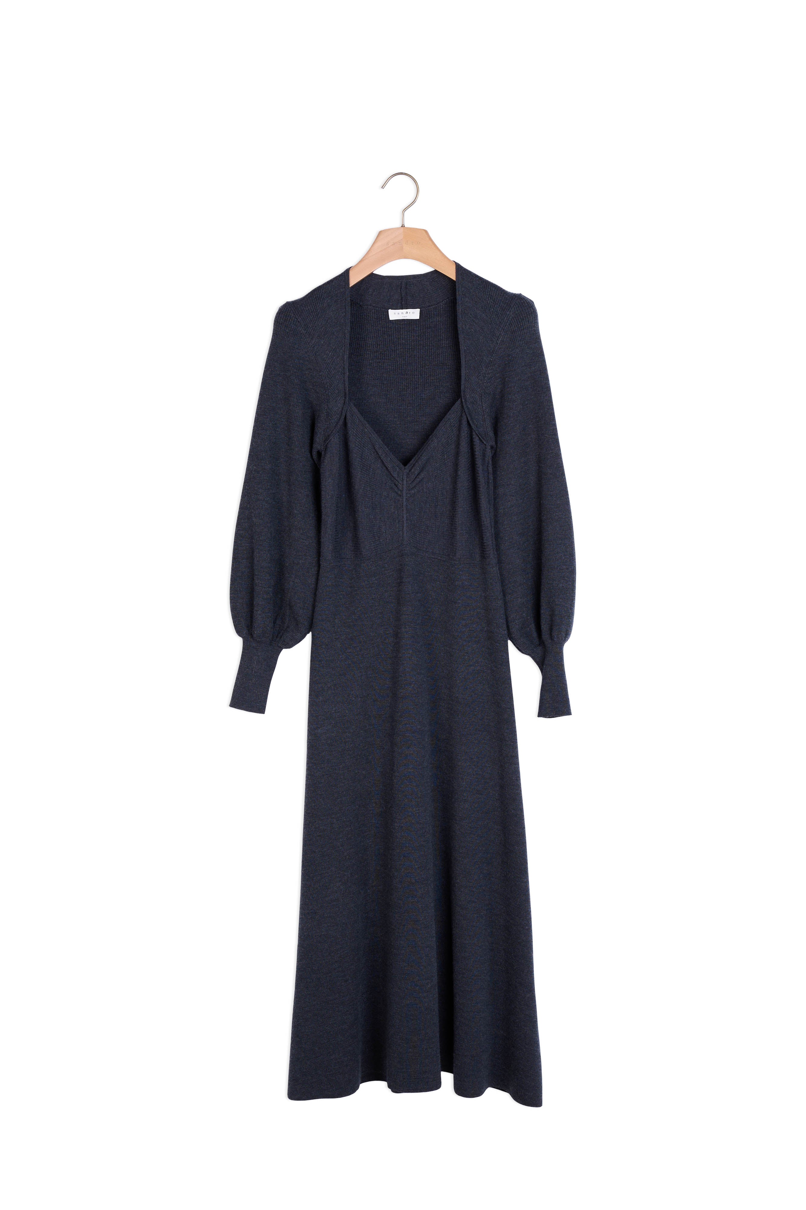 Robe Gris Foncé Sandro seconde main
