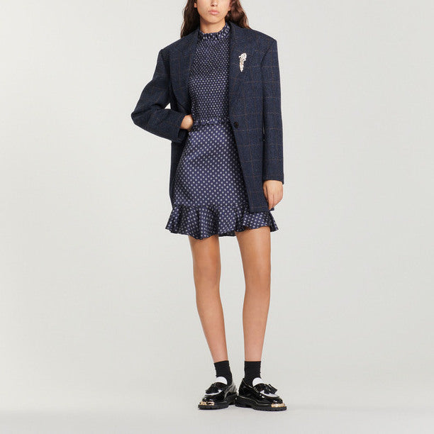 Robe courte à imprimé pois Sandro seconde main