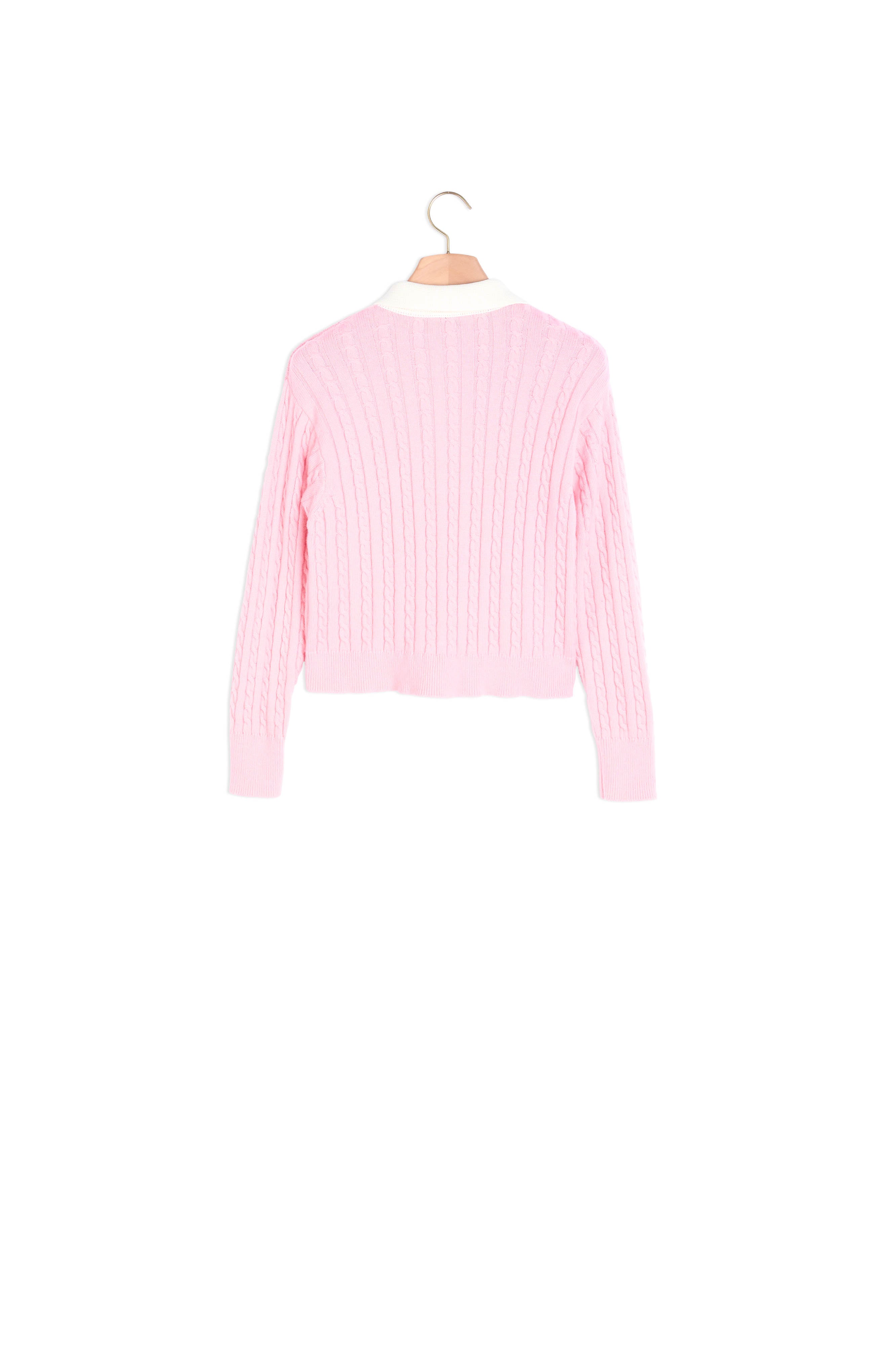 Pull court en Maille torsadée Sandro seconde main