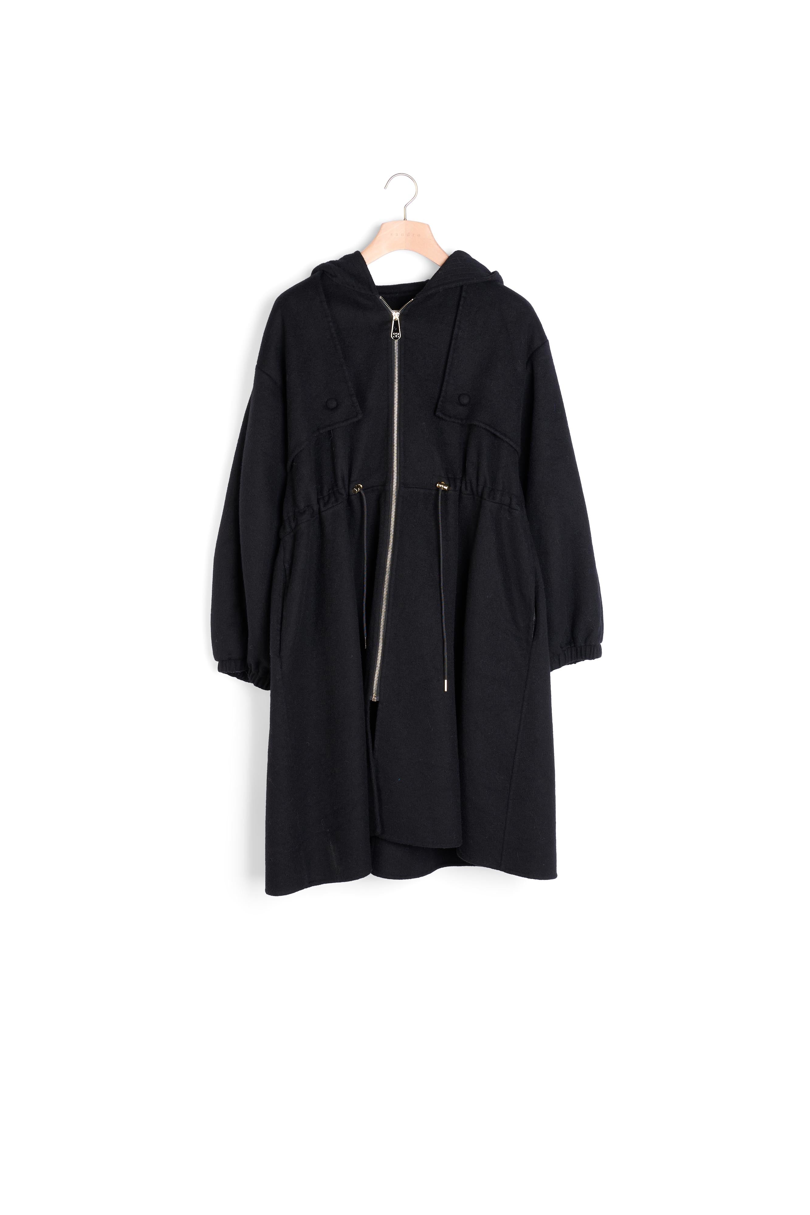 Manteau à capuche Sandro seconde main