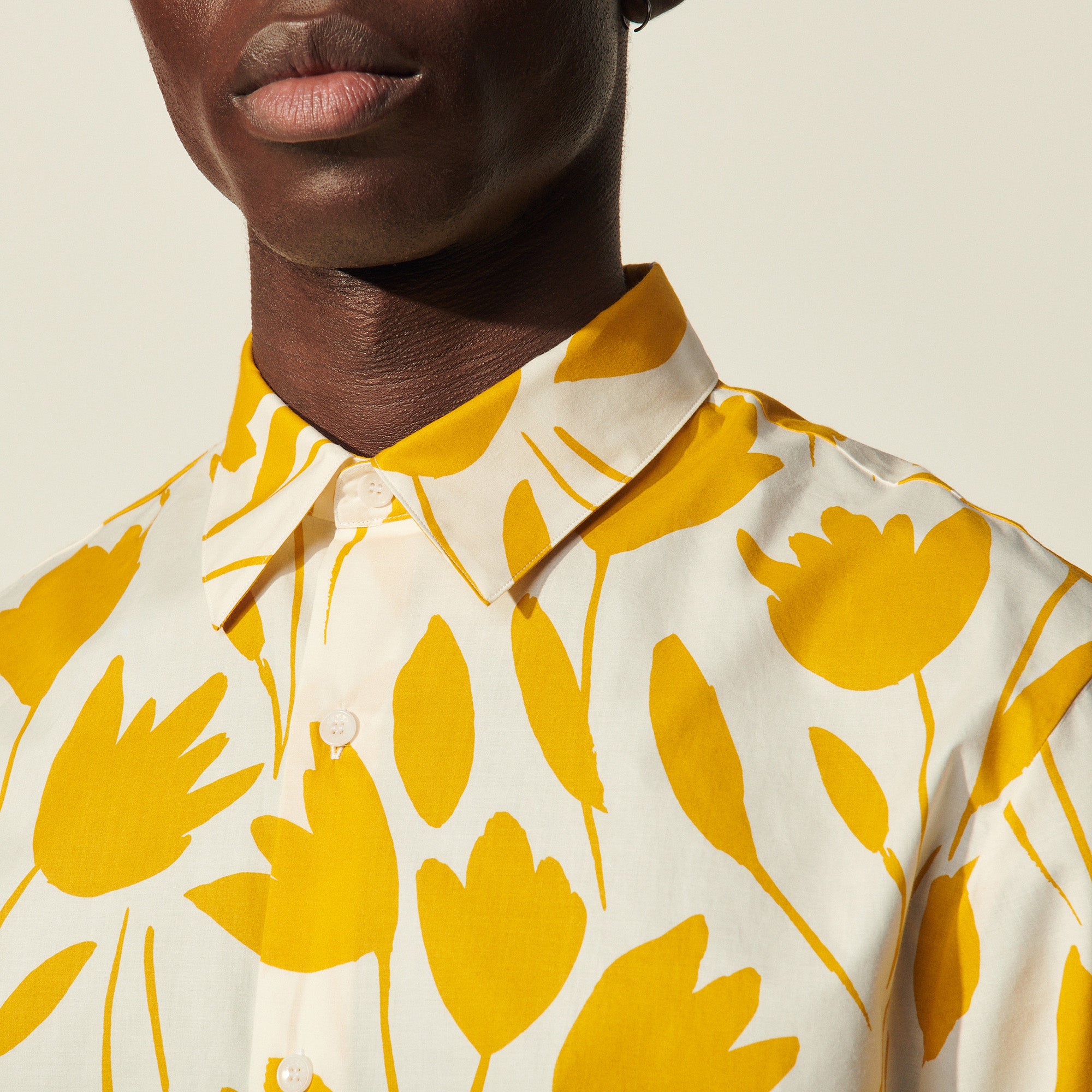 Chemise  imprimée à manches courtes Sandro seconde main