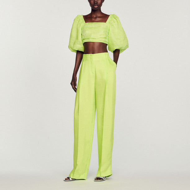 Top court froncé Sandro seconde main