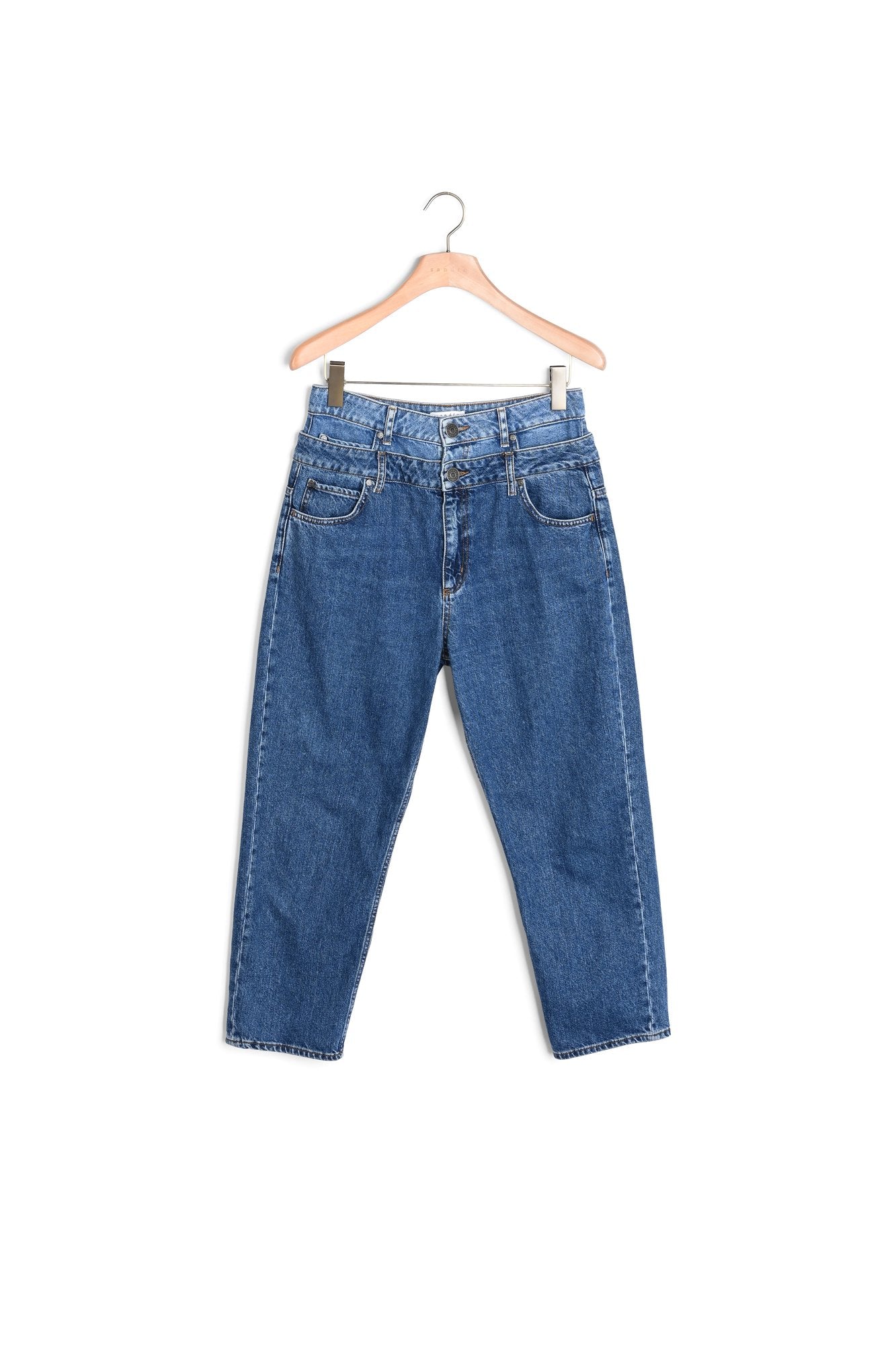 Jean trompe l'œil coupe mom Sandro seconde main