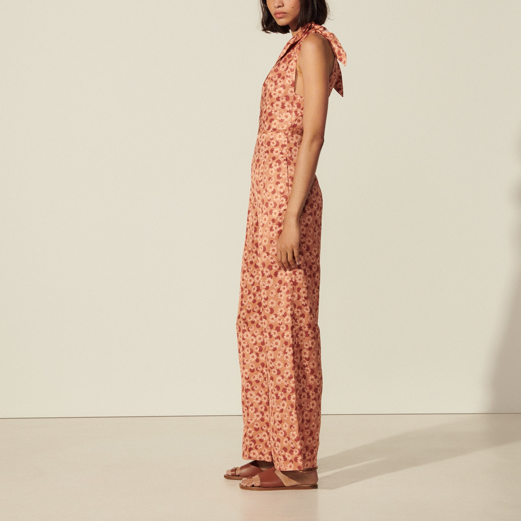 Combinaison Pantalon imprimée Sandro seconde main