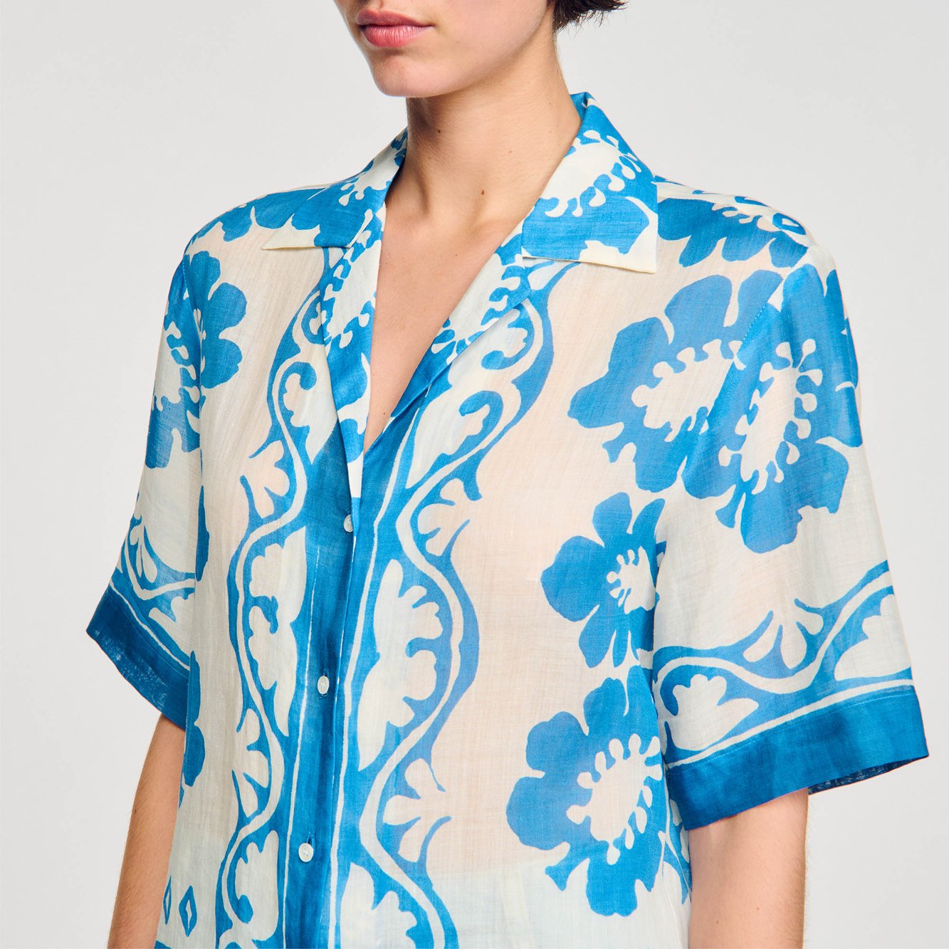 Chemise imprimée Sandro seconde main