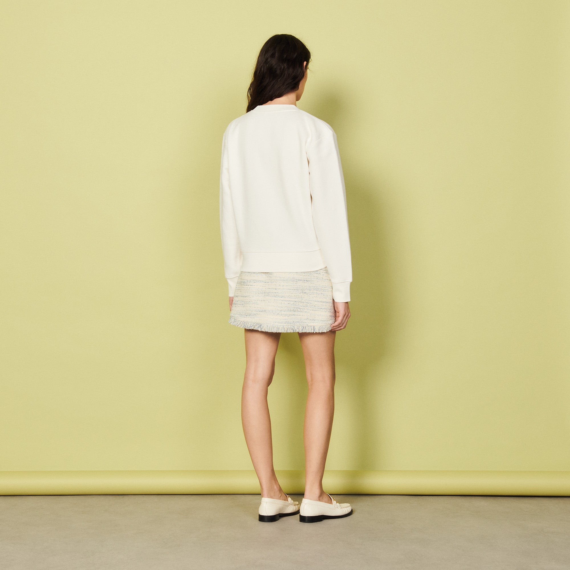 Sweatshirt à message Sandro seconde main