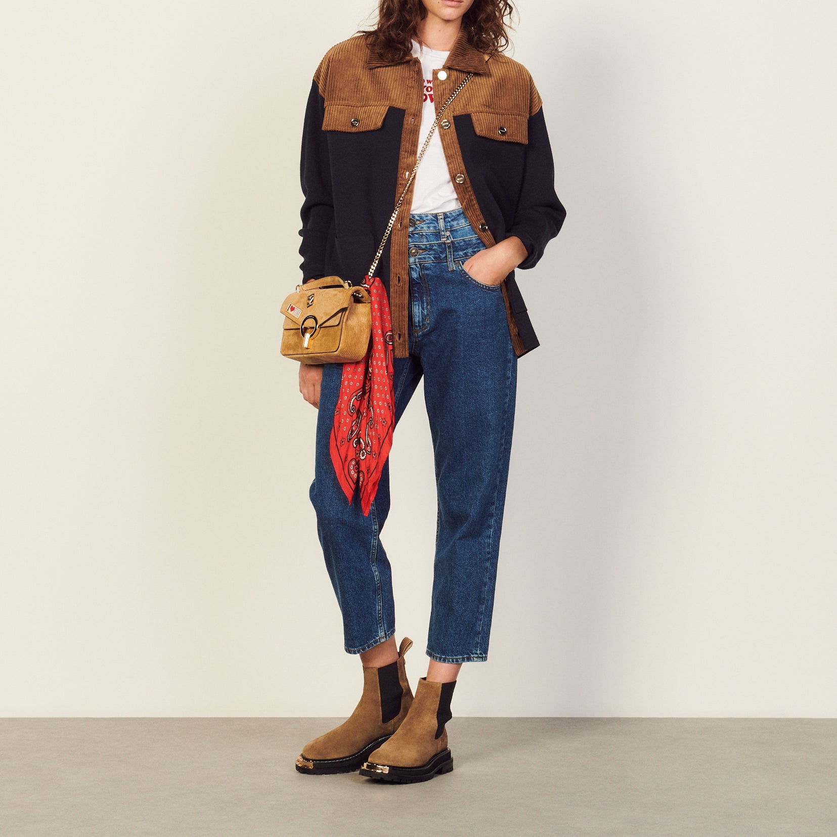 CARDIGAN Marine Sandro seconde main