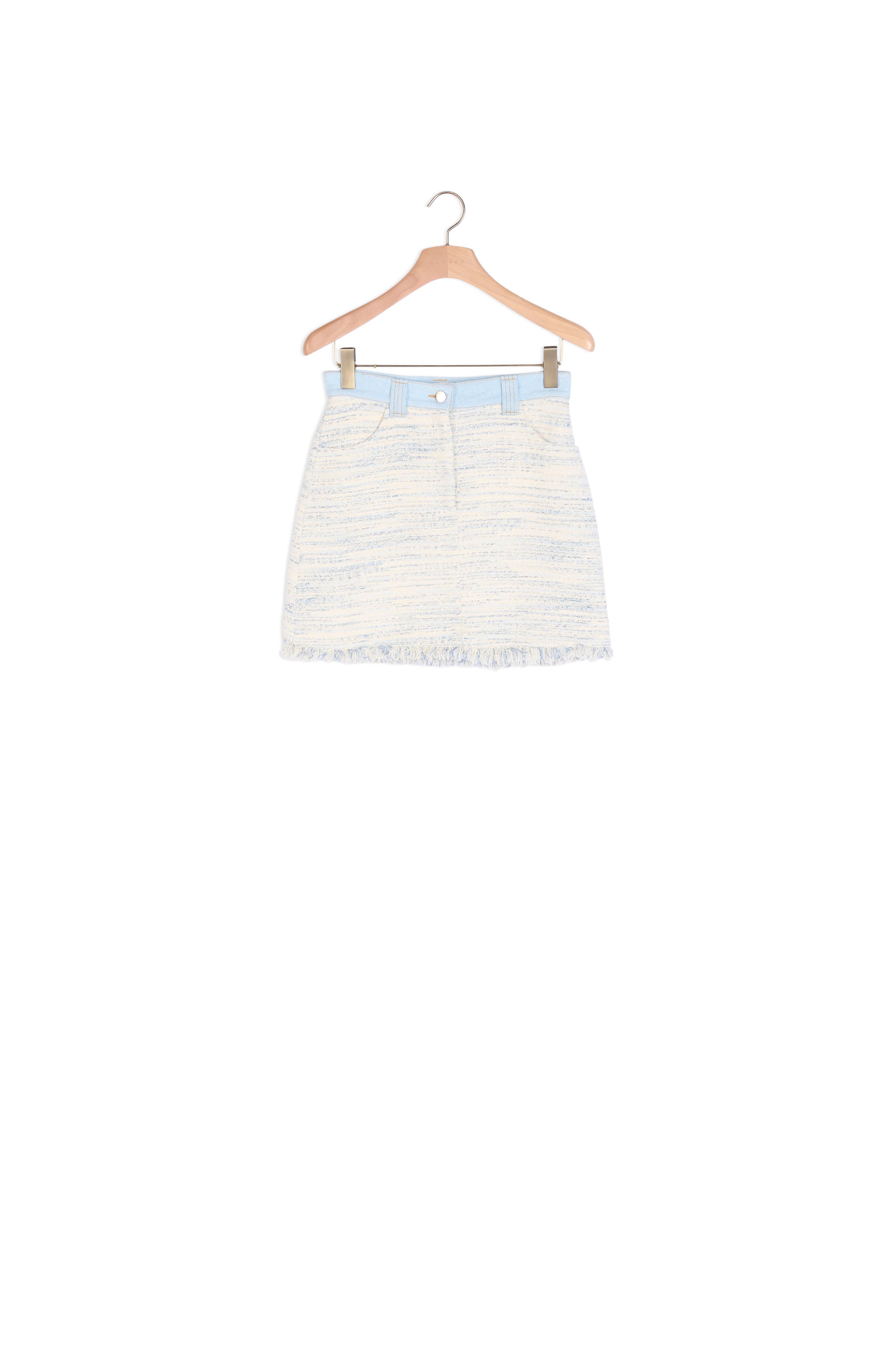 Jupe courte en tweed Sandro seconde main