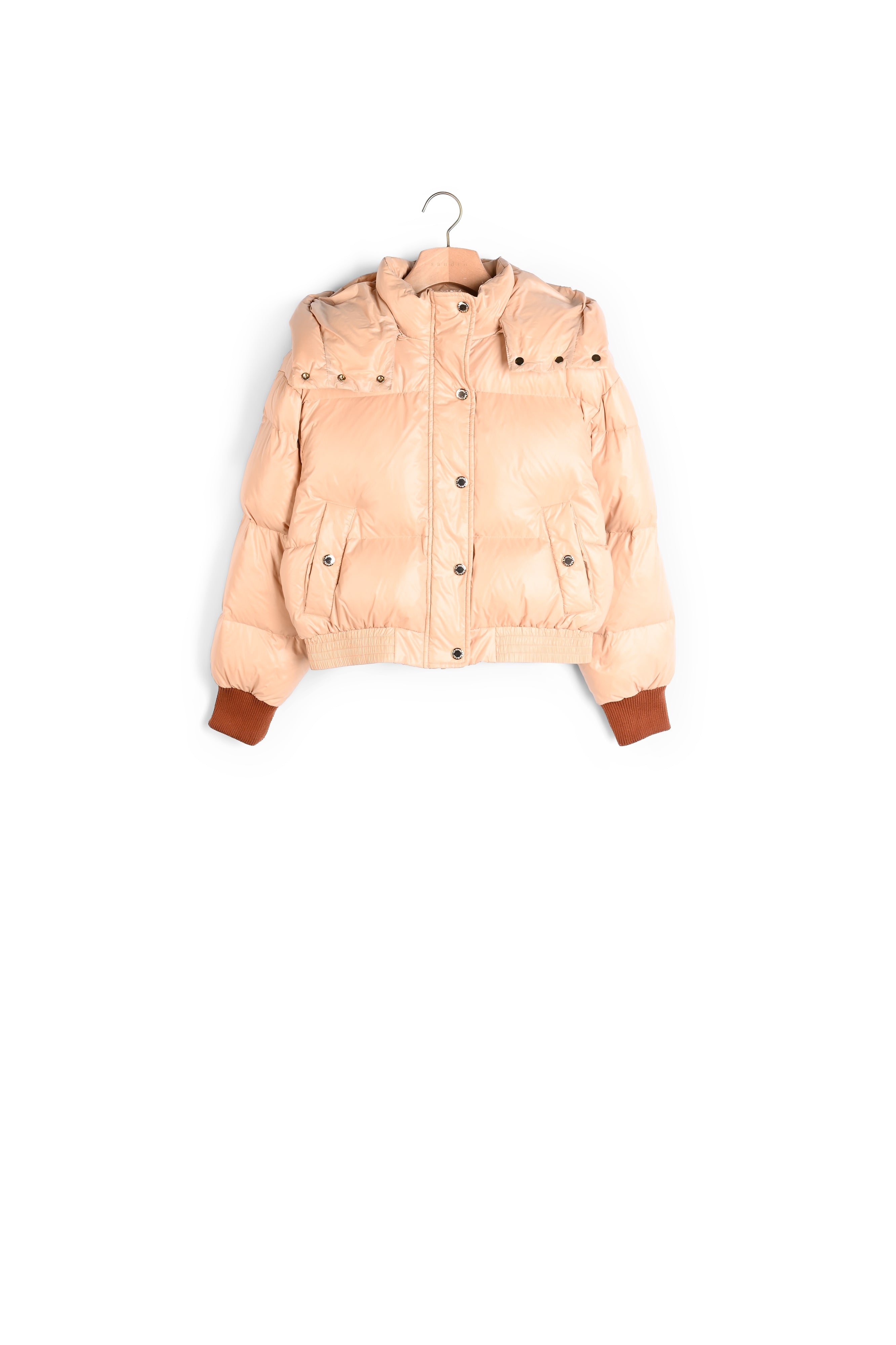 Doudoune courte à capuche Sandro seconde main