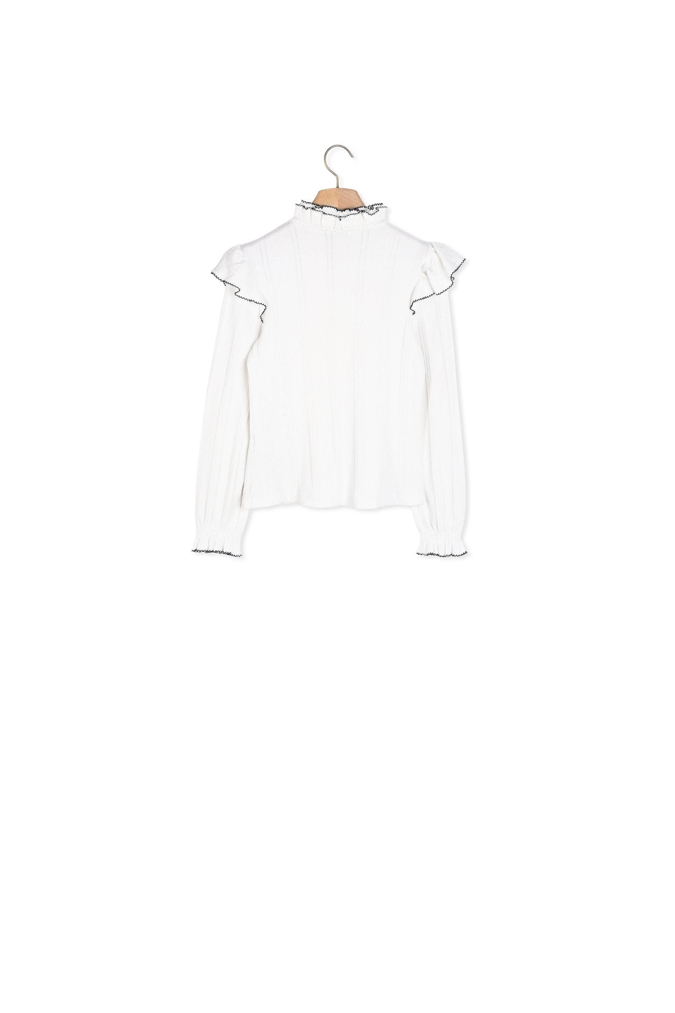 T-shirt en Maille  avec volant Sandro seconde main