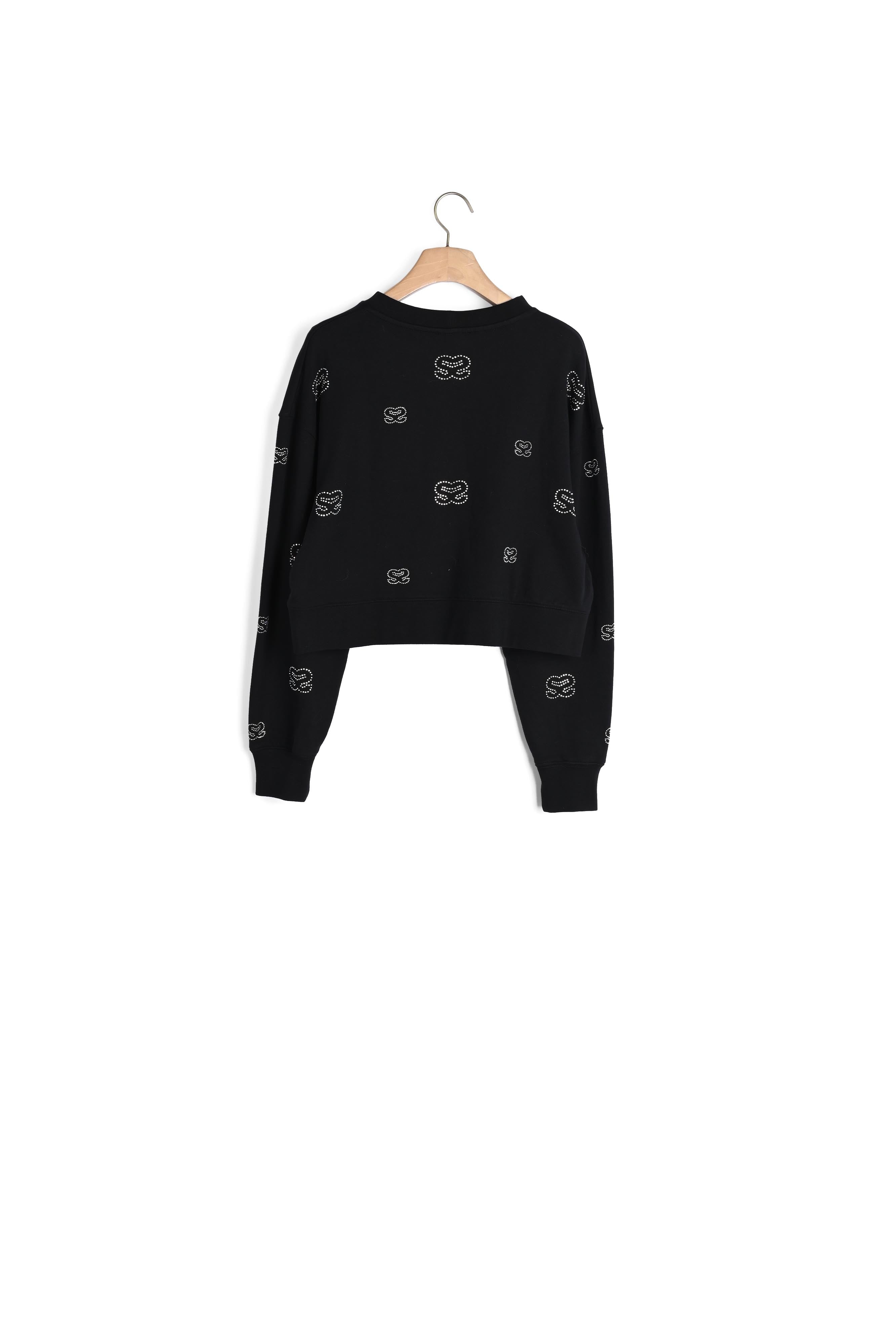 Sweatshirt court double S Sandro seconde main