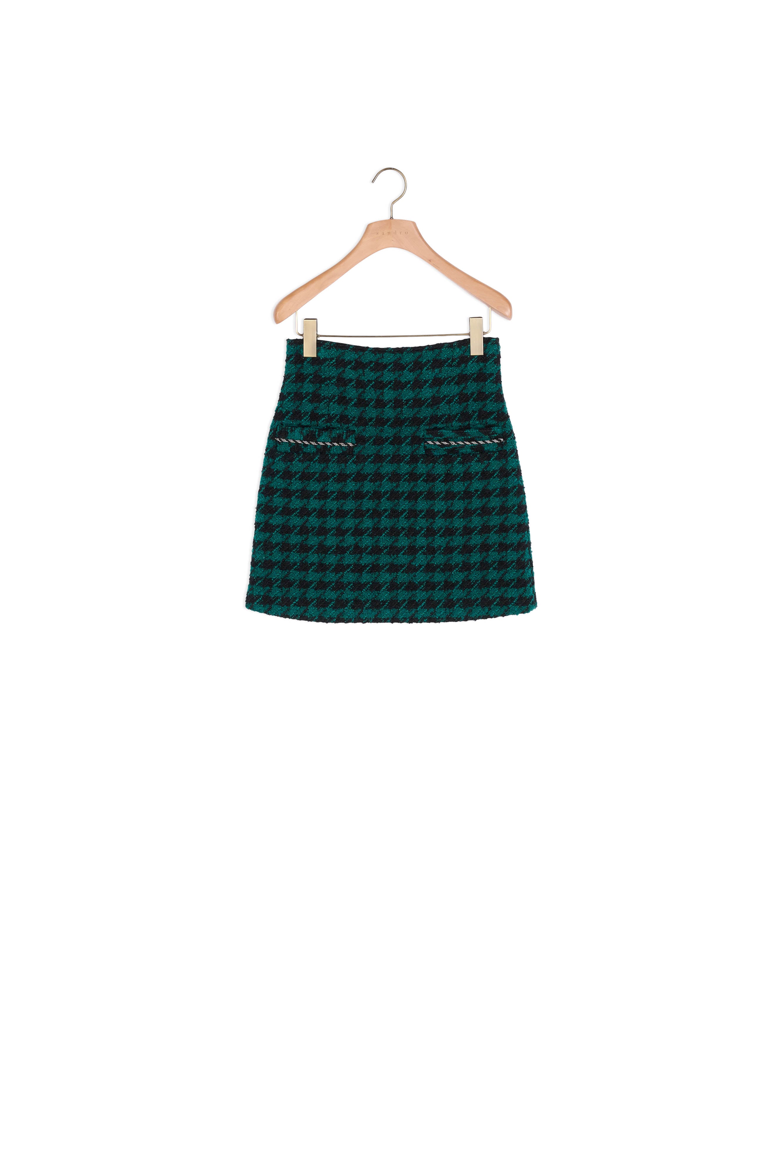 Jupe courte en tweed Sandro seconde main
