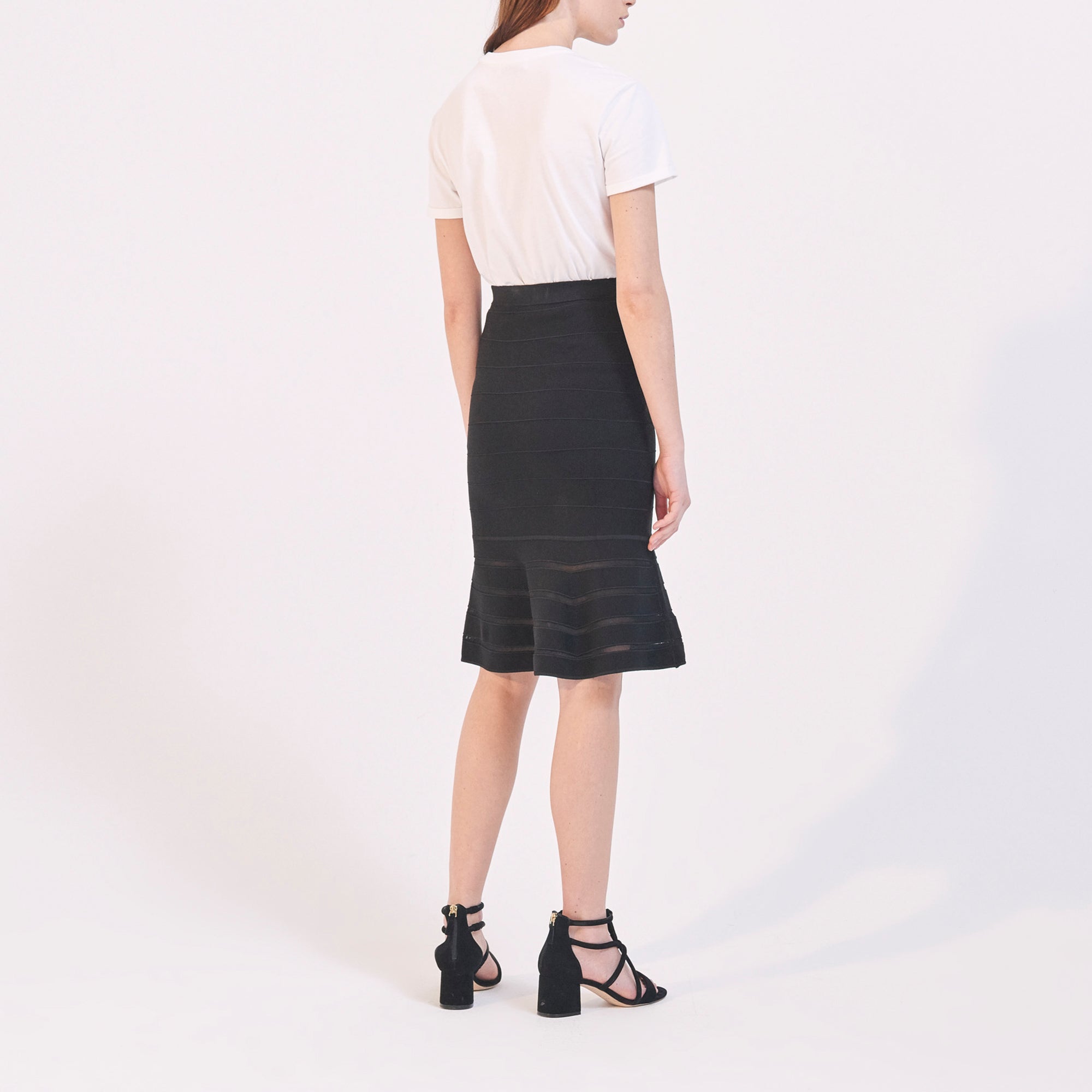 Jupe mi longue élastiquée Sandro seconde main