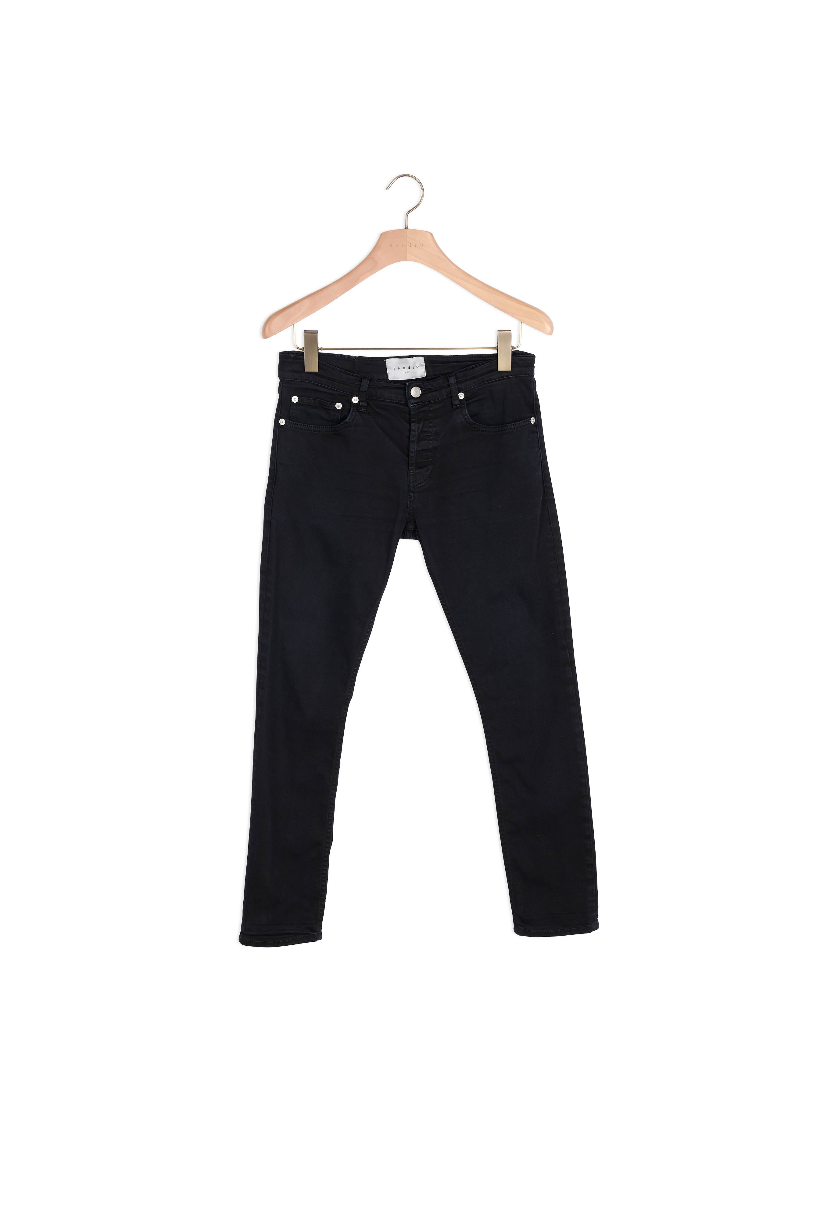 Jean noir - Coupe skinny Sandro seconde main