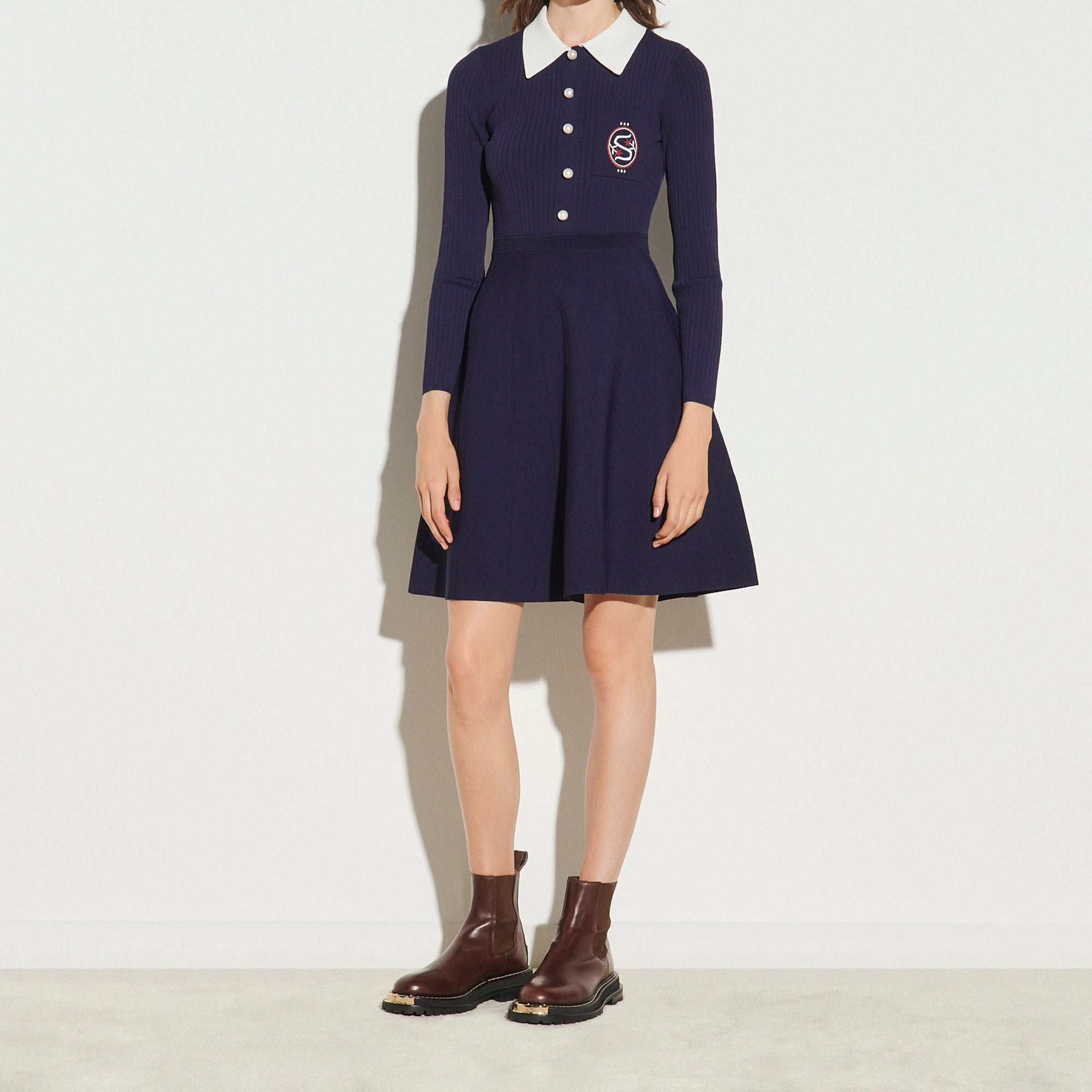 Robe esprit polo Sandro seconde main