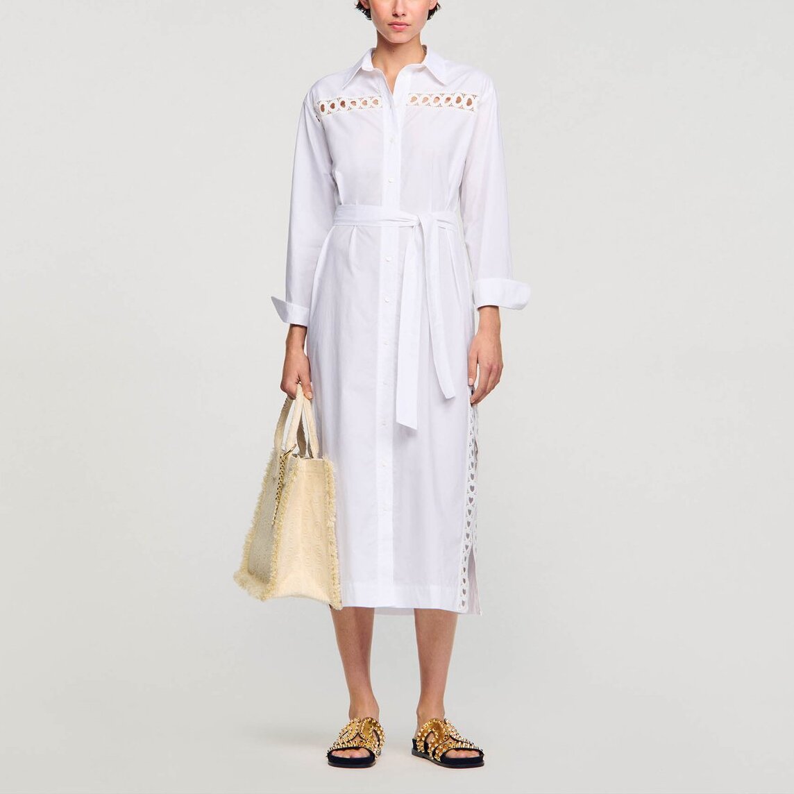 Robe Chemise longue Sandro seconde main