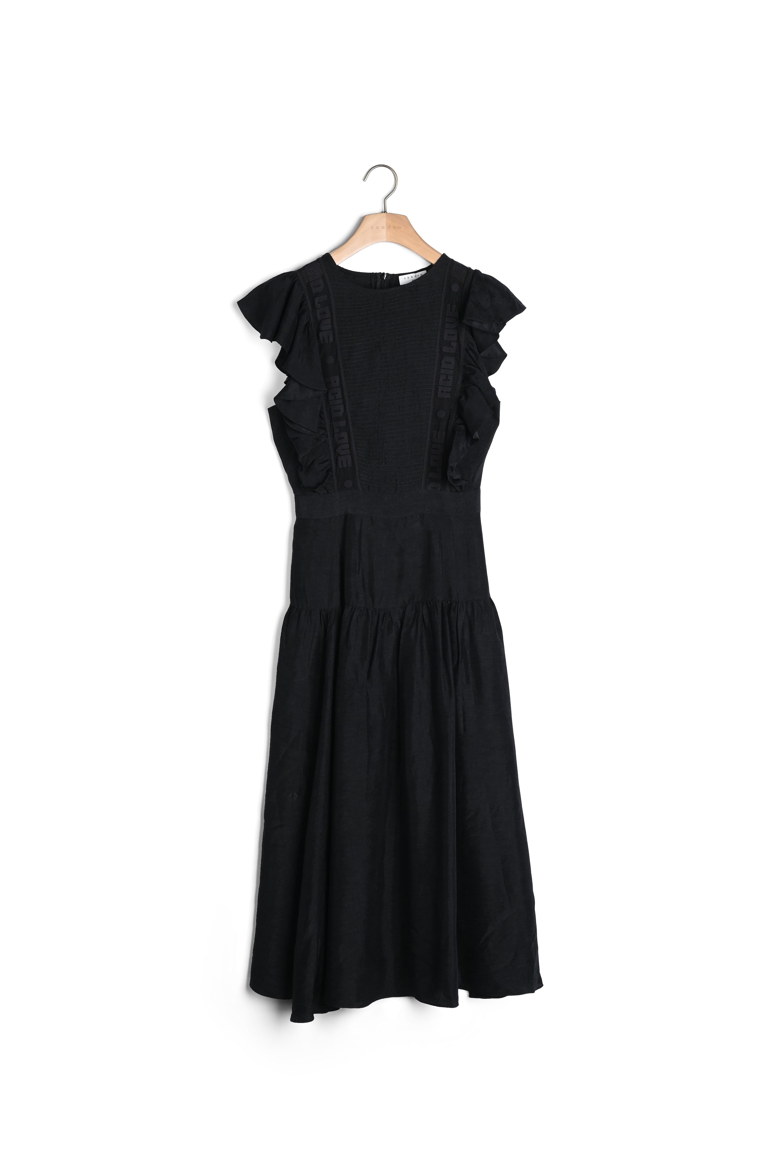 Robe longue fluide sans manches Sandro seconde main