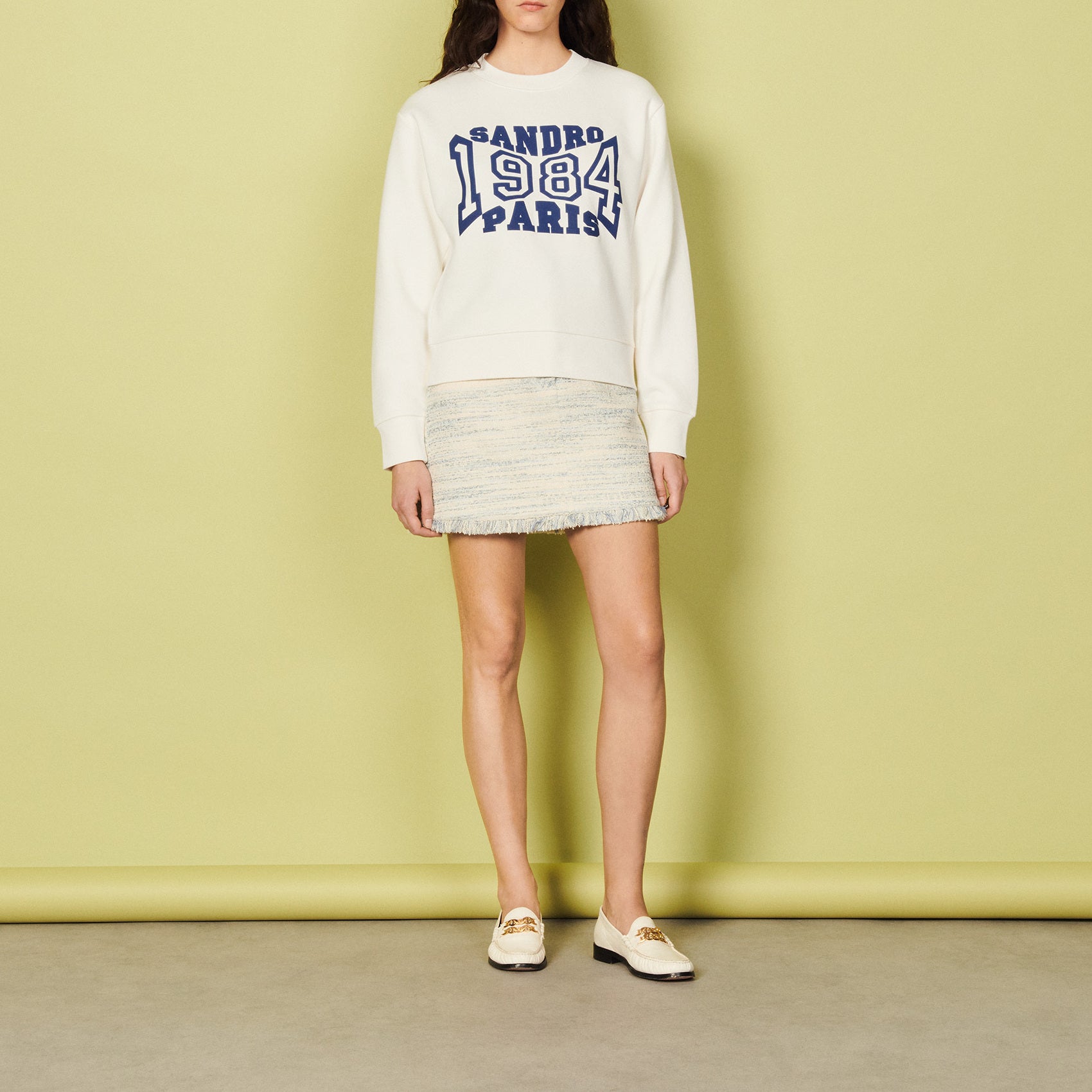 Sweatshirt à message Sandro seconde main