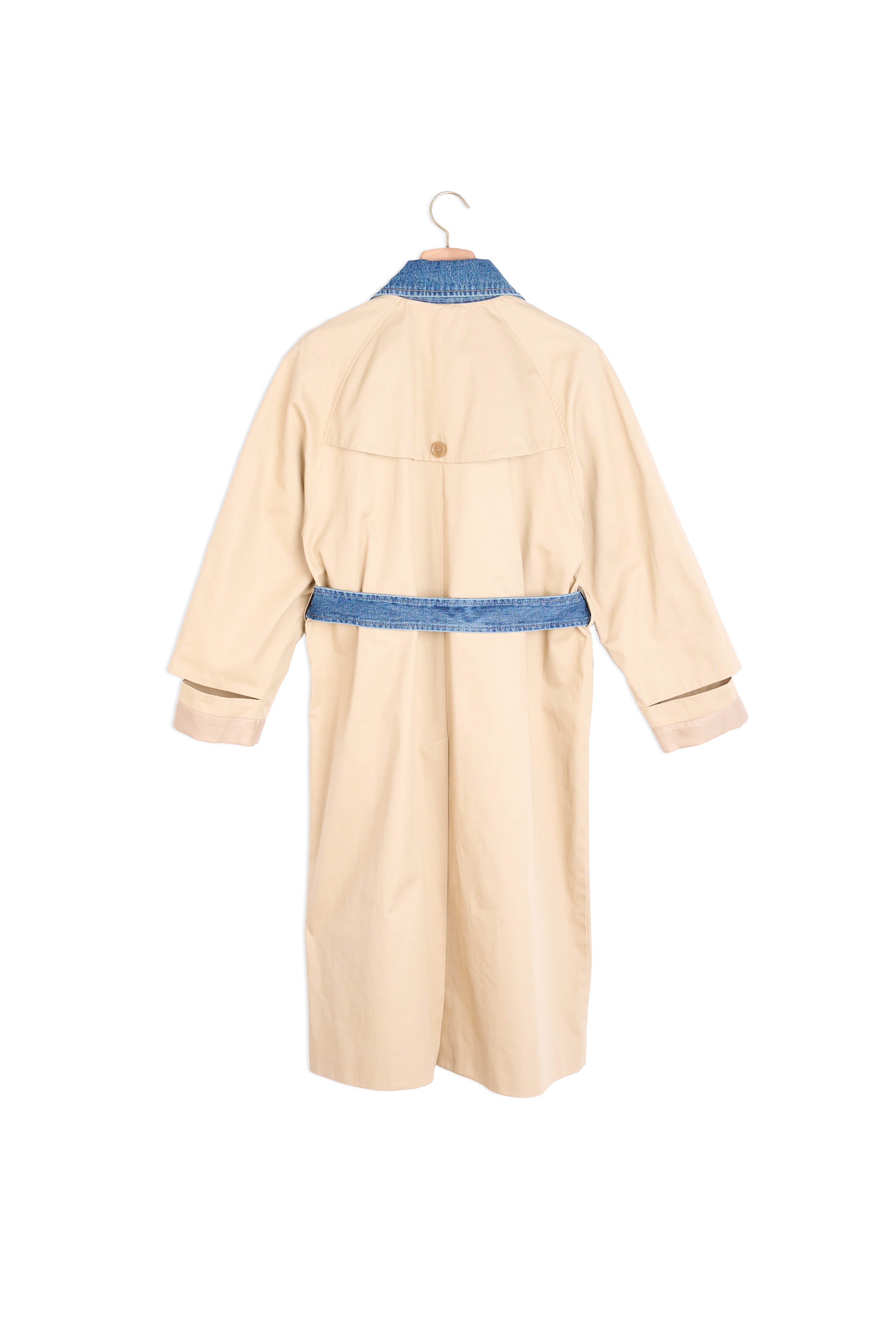 Trench en mix matière Sandro seconde main