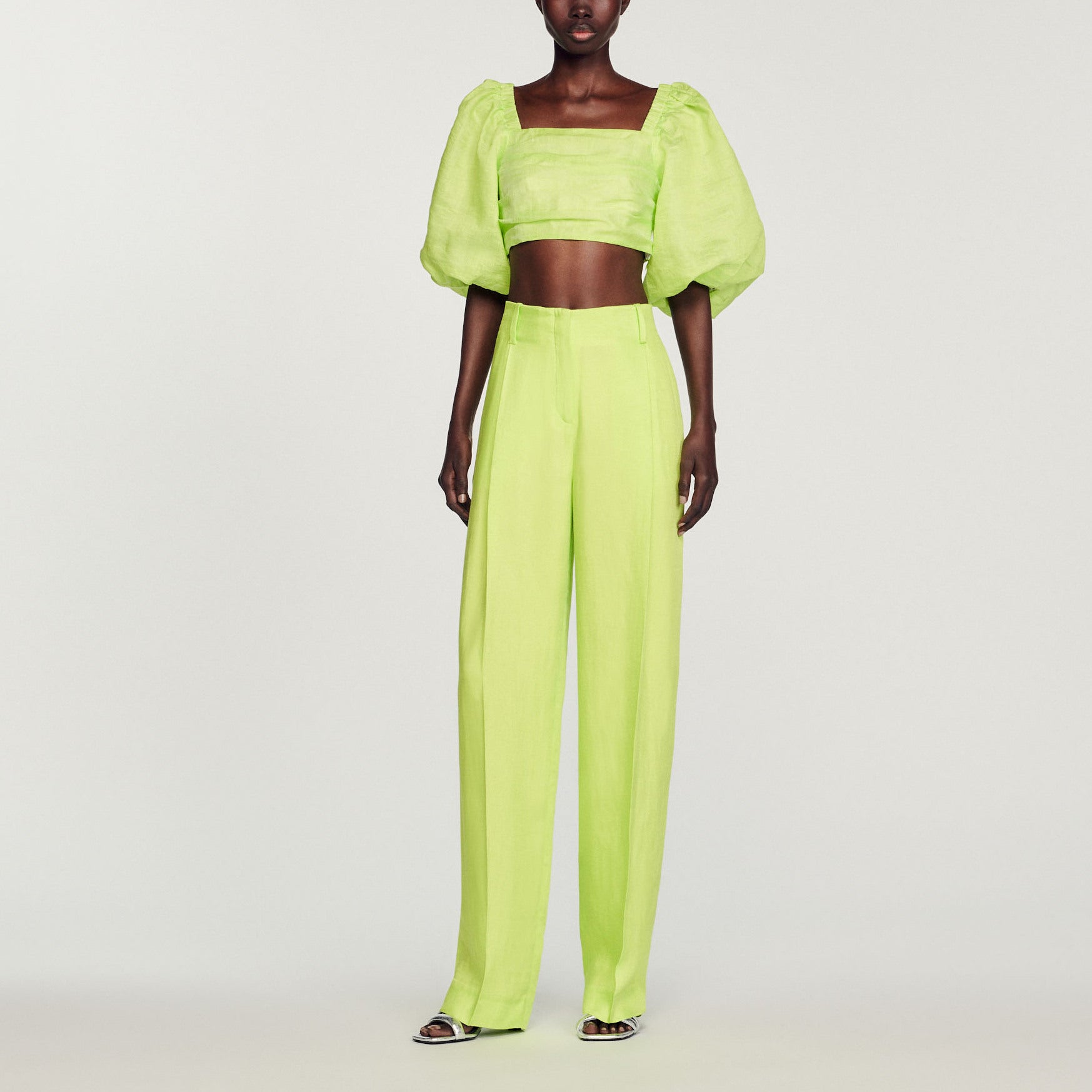 Top court froncé Sandro seconde main