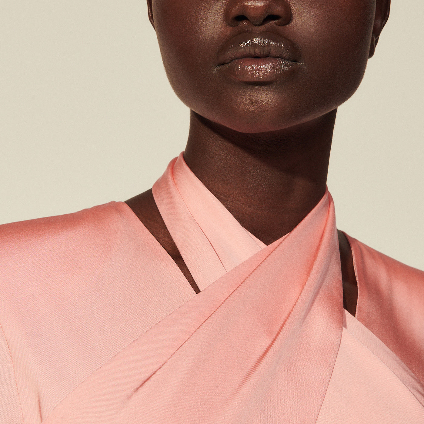 Robe longue avec encolure drapée Sandro seconde main