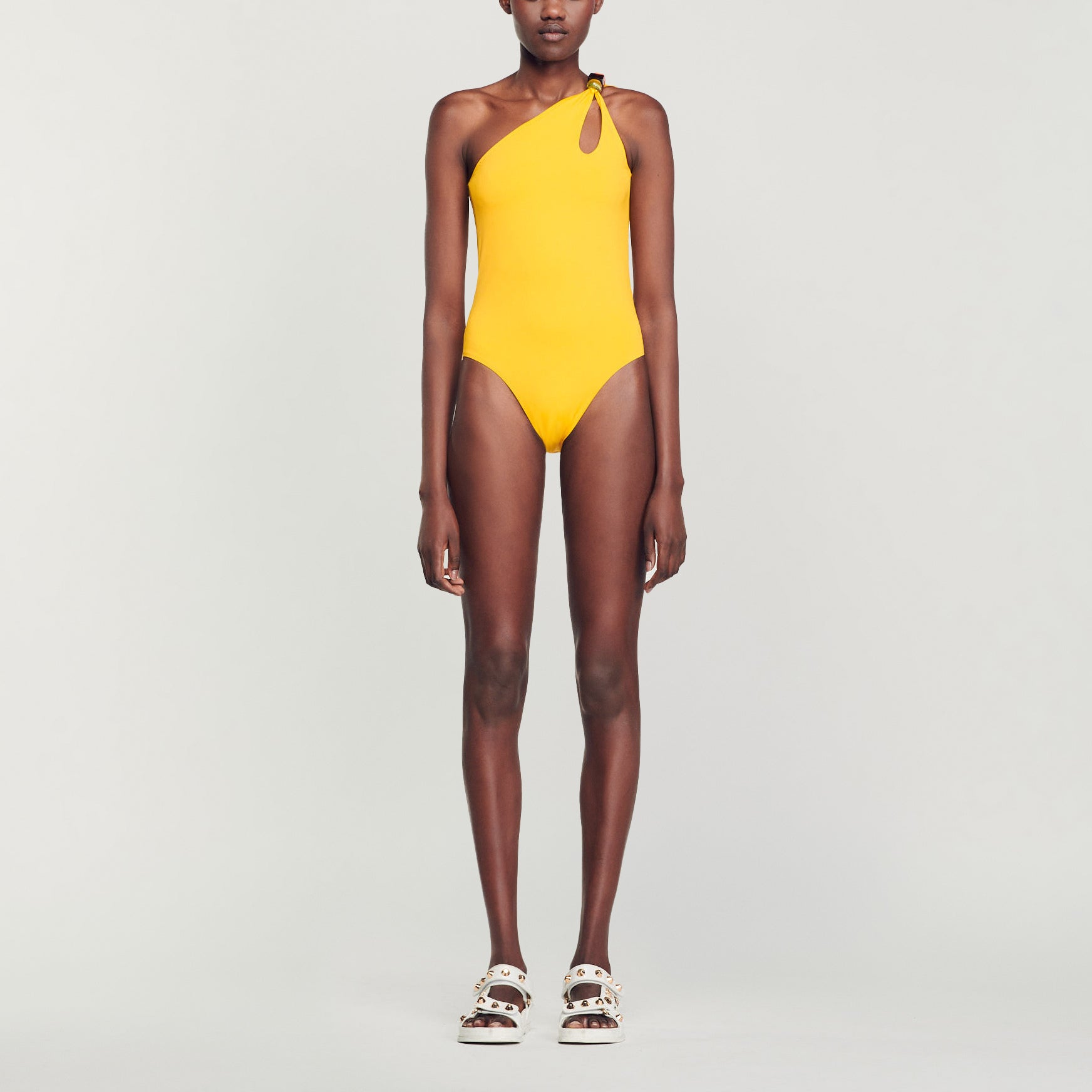 Maillot de bain 1 pièce asymétrique Sandro seconde main