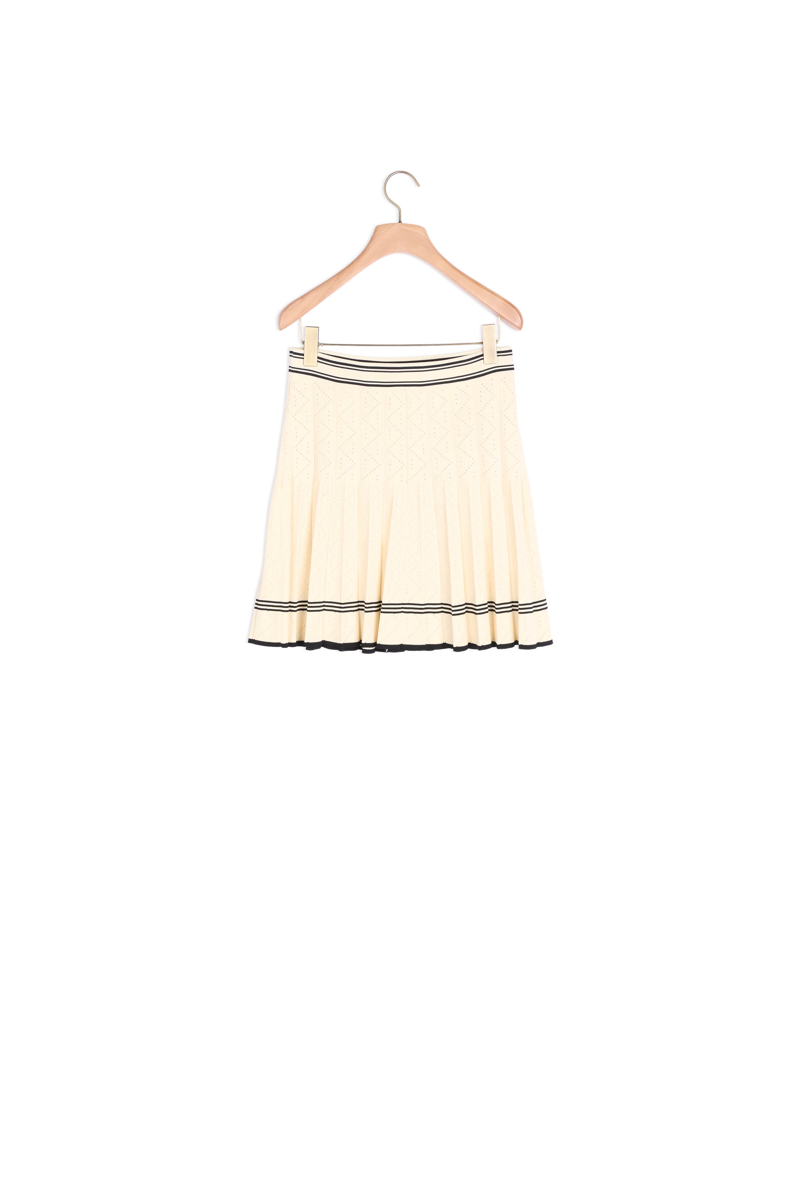 Jupe courte plissée en Maille Sandro seconde main