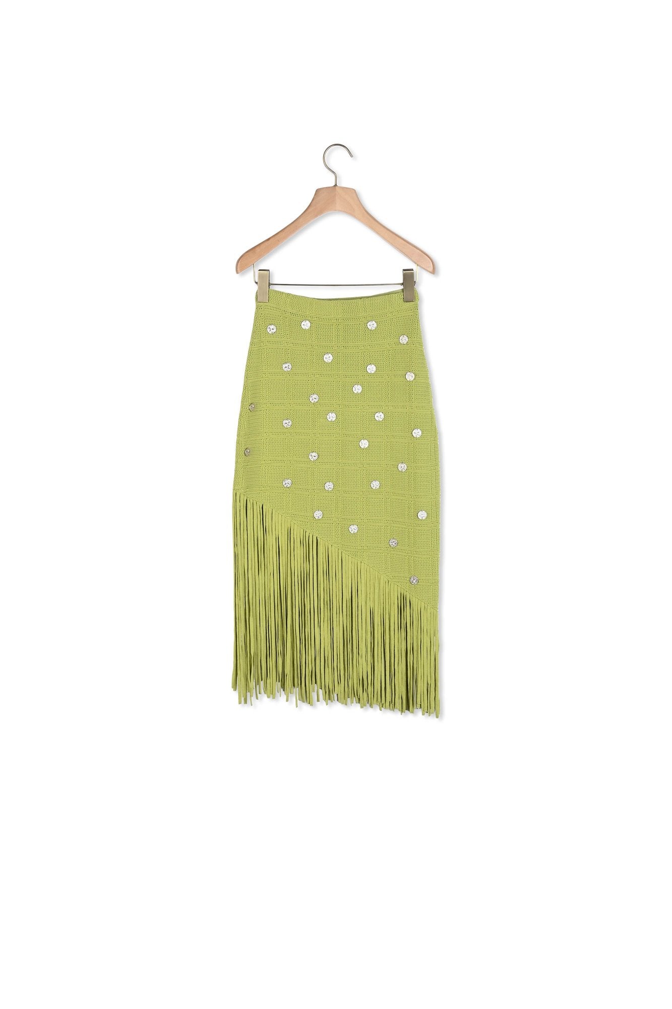 Jupe en Maille frangée Sandro seconde main