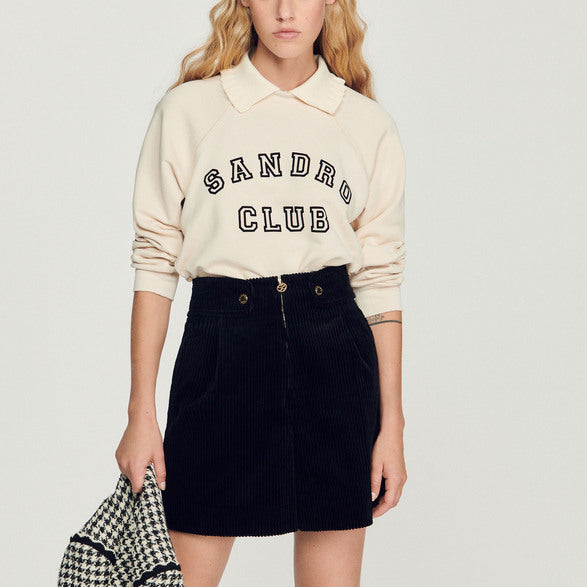 Short en velours côtelé Sandro seconde main