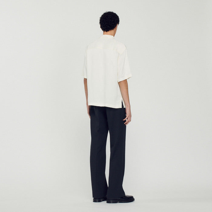 Chemise Ecru Sandro seconde main