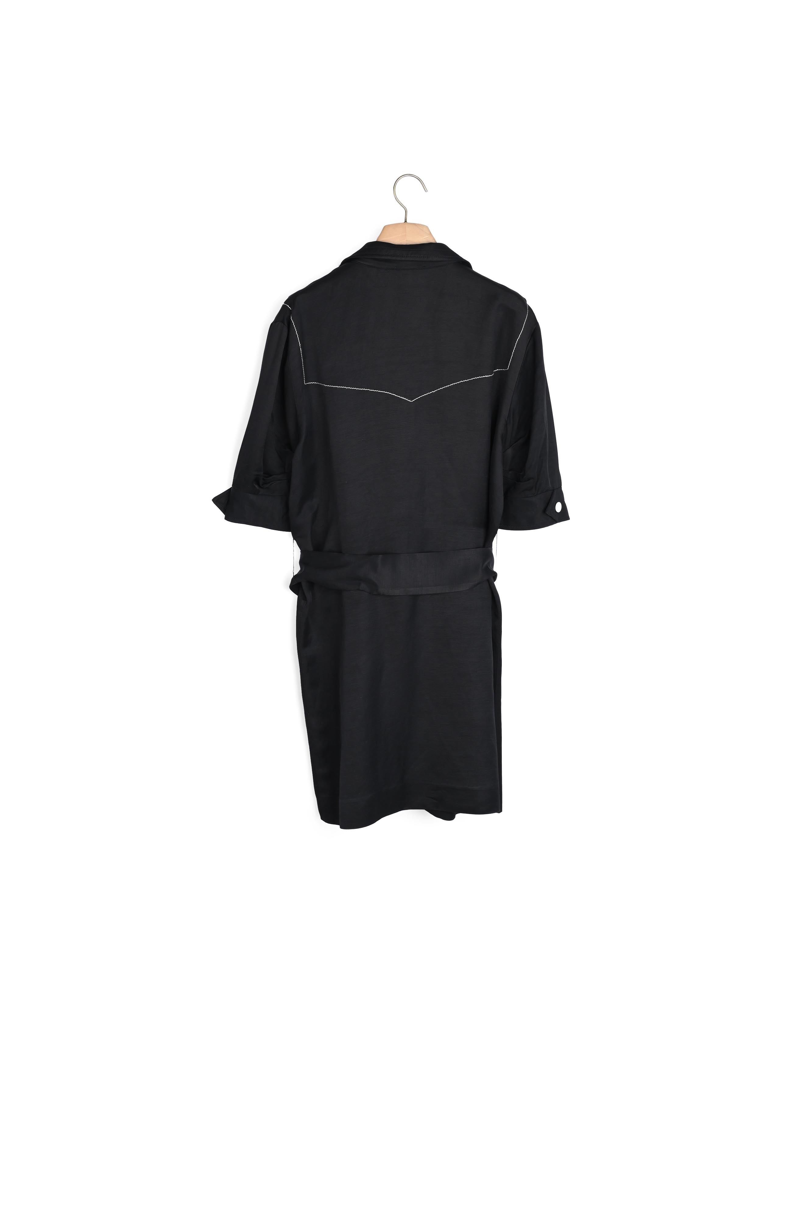 Robe courte à boutonnage asymétrique Sandro seconde main