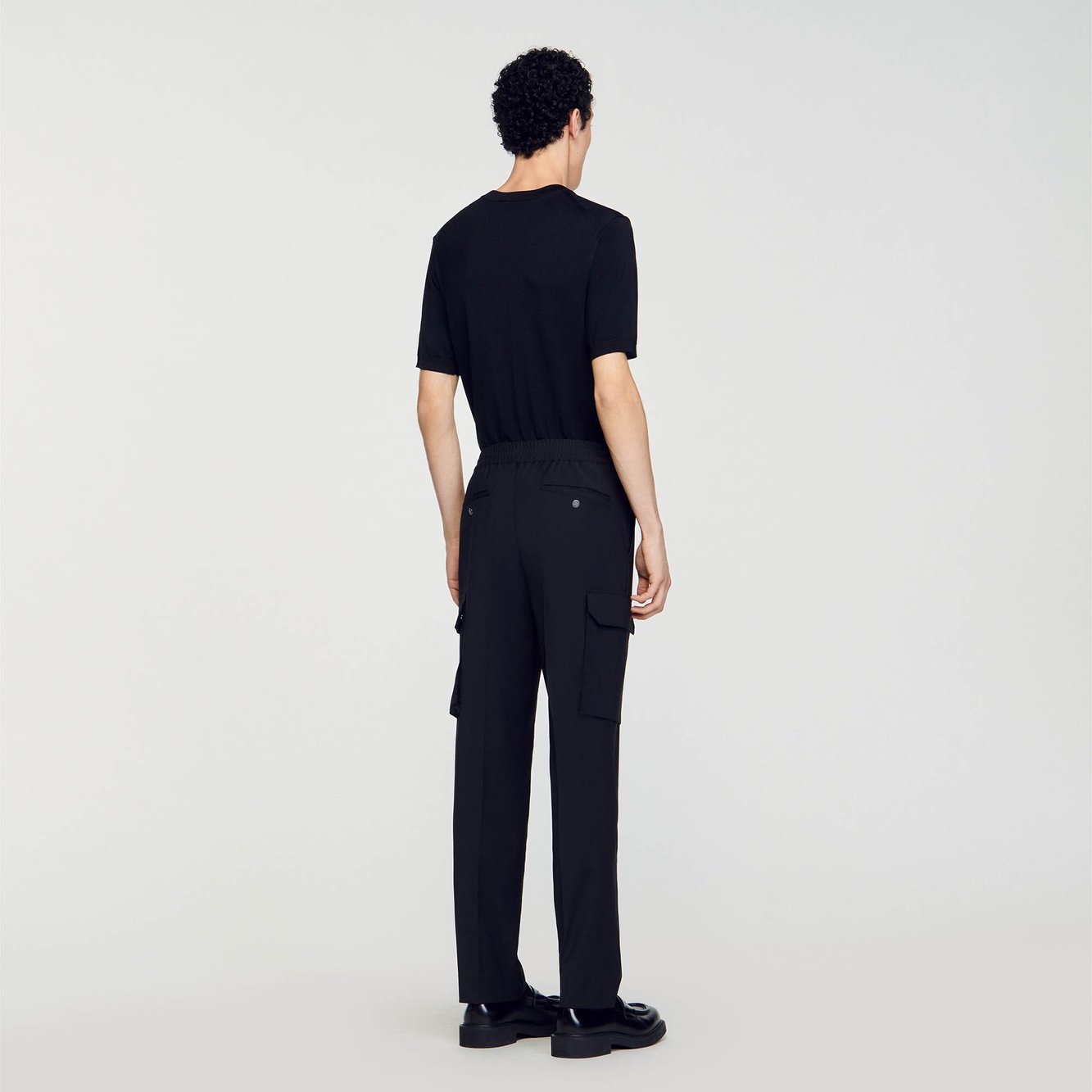Pantalon cargo élastiqué Sandro seconde main