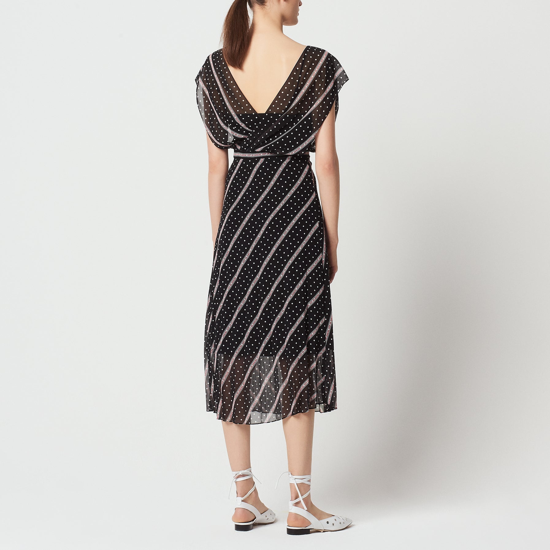 Robe longue imprimée Keep on Dancing Sandro seconde main