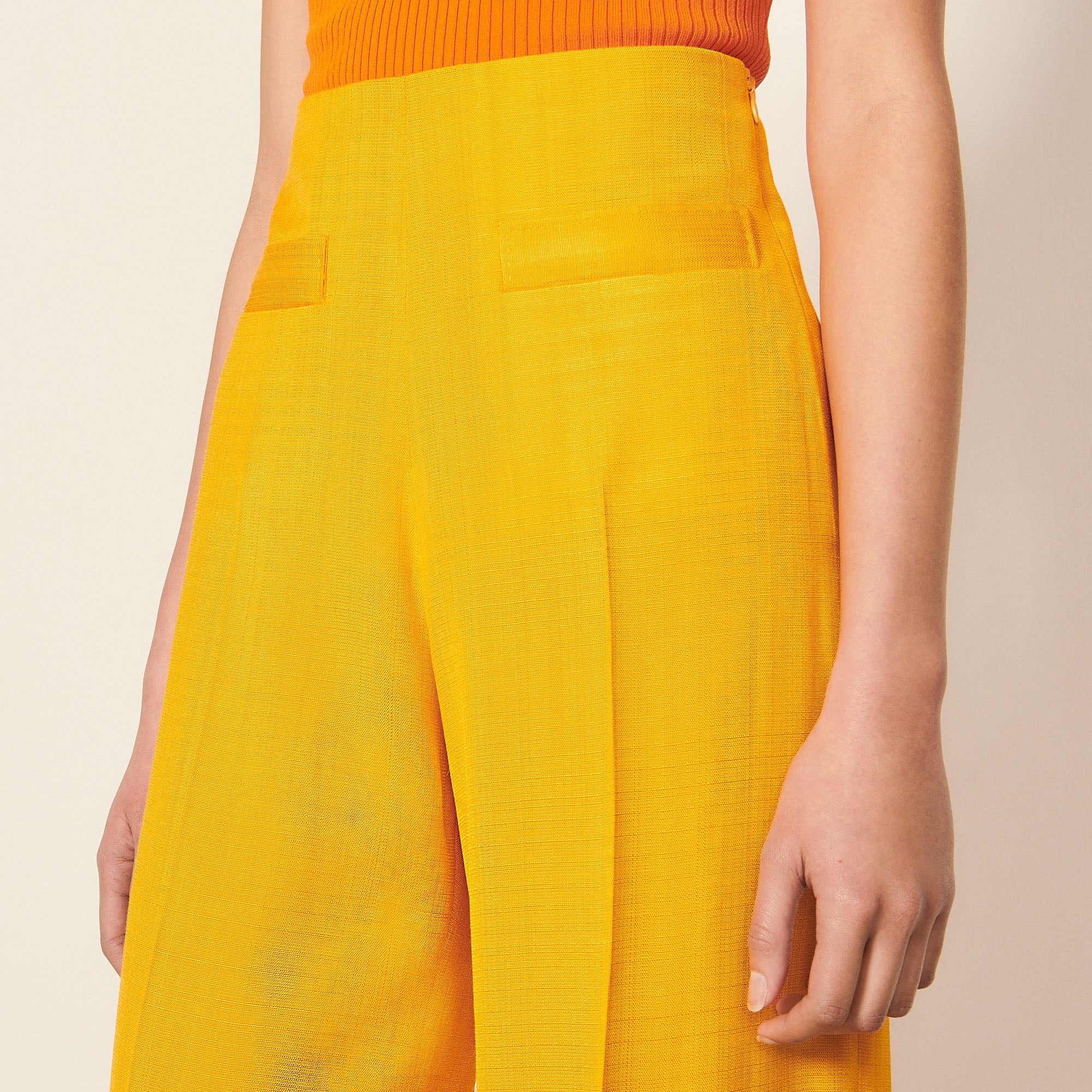 Pantalon taille haute Sandro seconde main