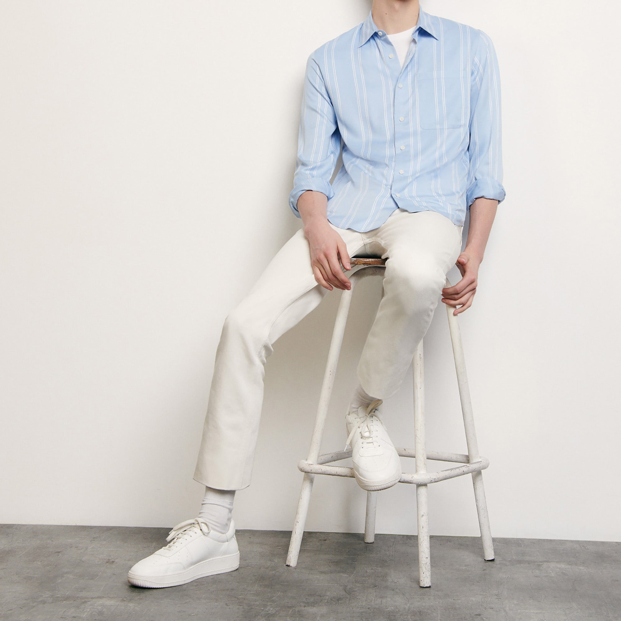 Chemise fluide rayée Sandro seconde main