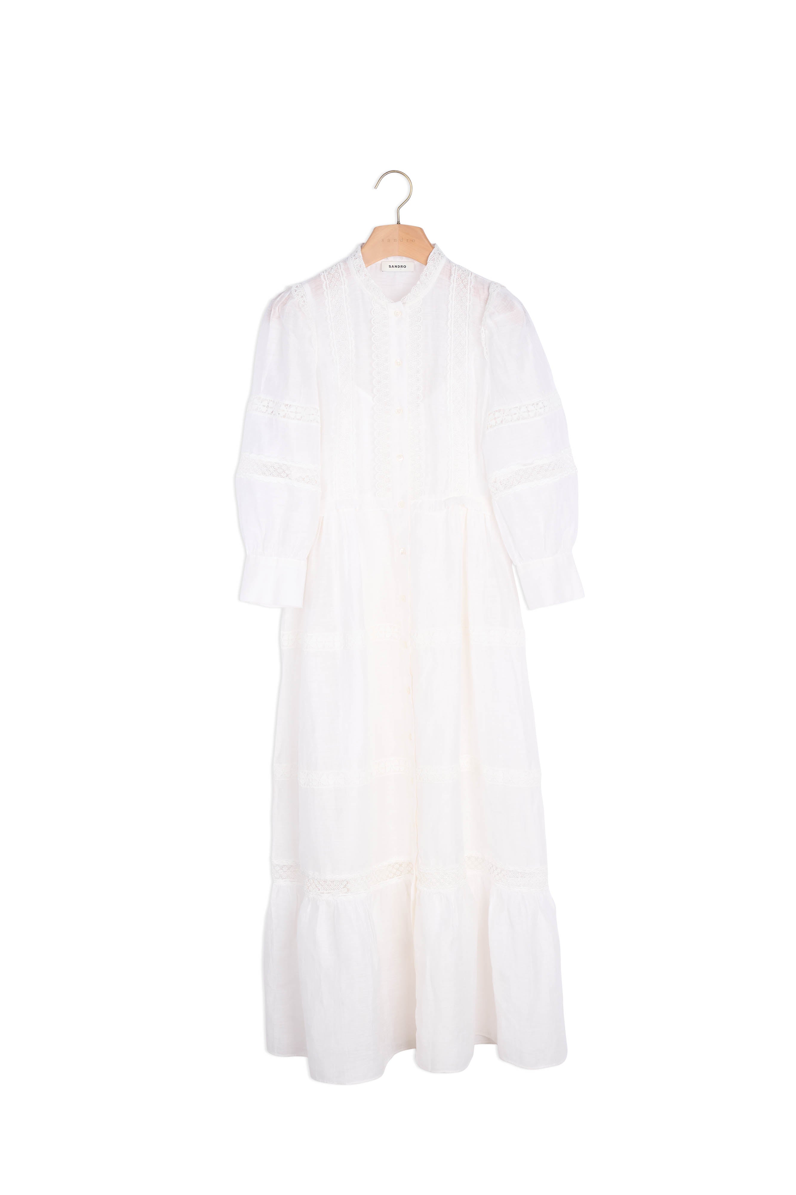 Robe longue dentelle Sandro seconde main