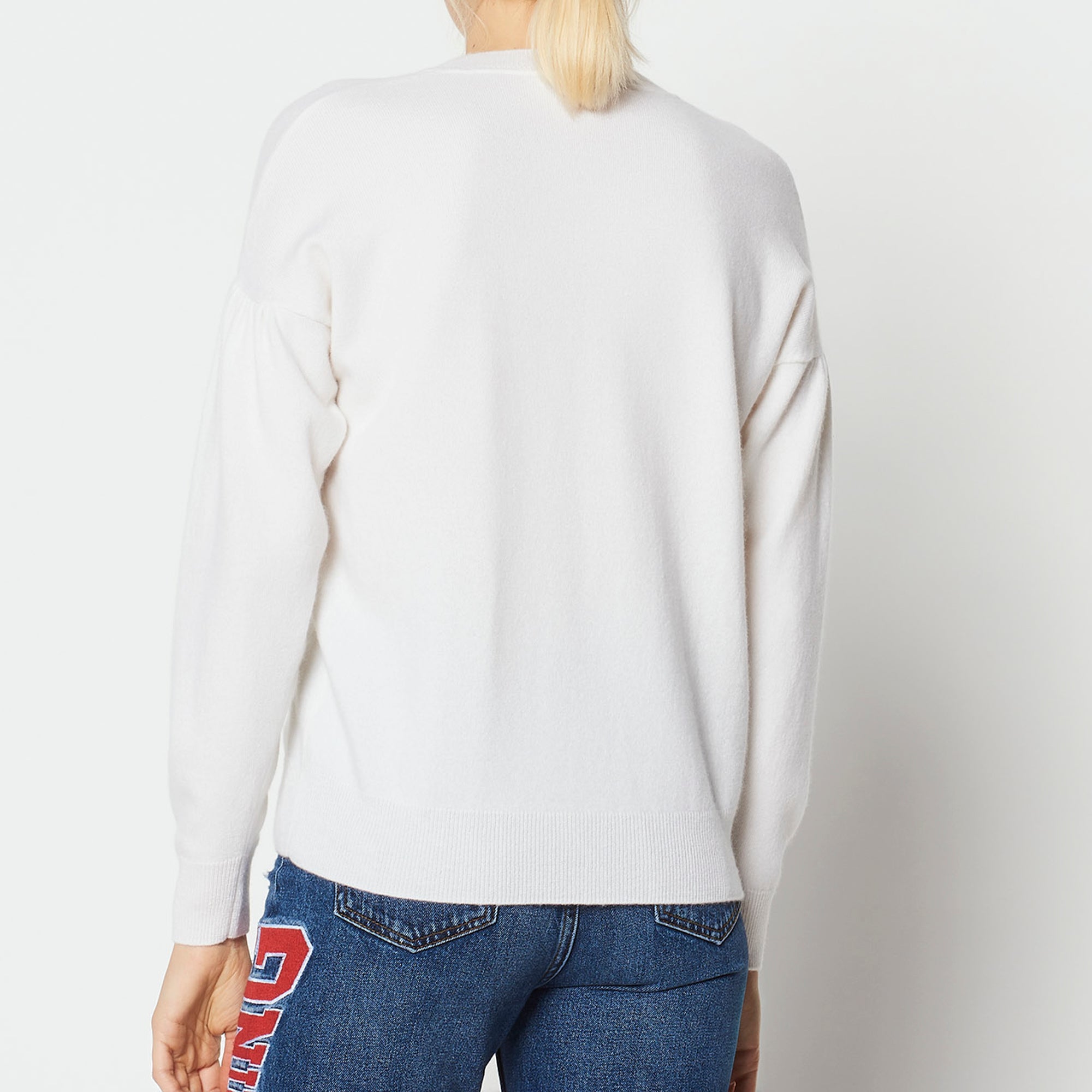 Pull en laine et cachemire sérigraphié Sandro seconde main