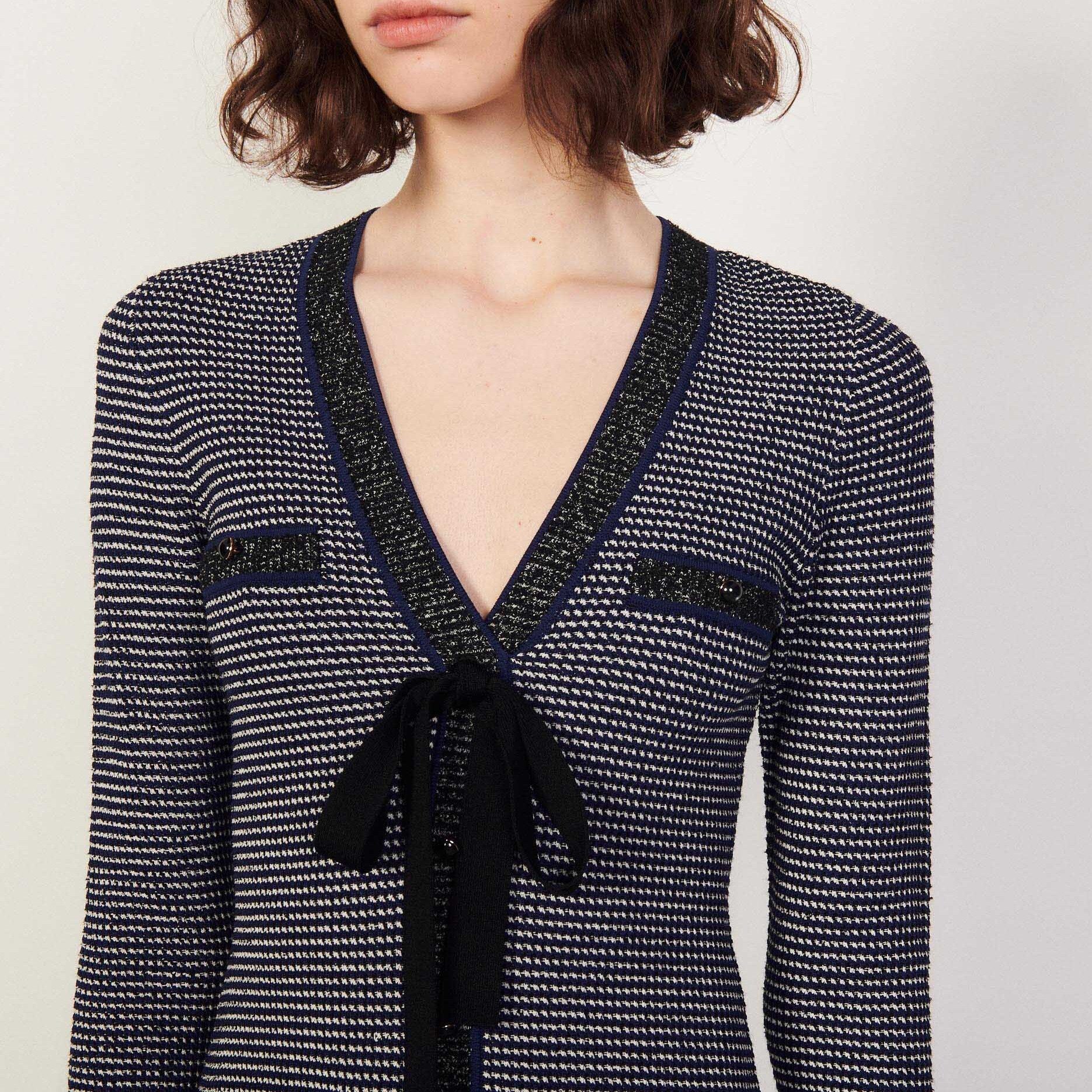 Robe en Maille fantaisie Sandro seconde main