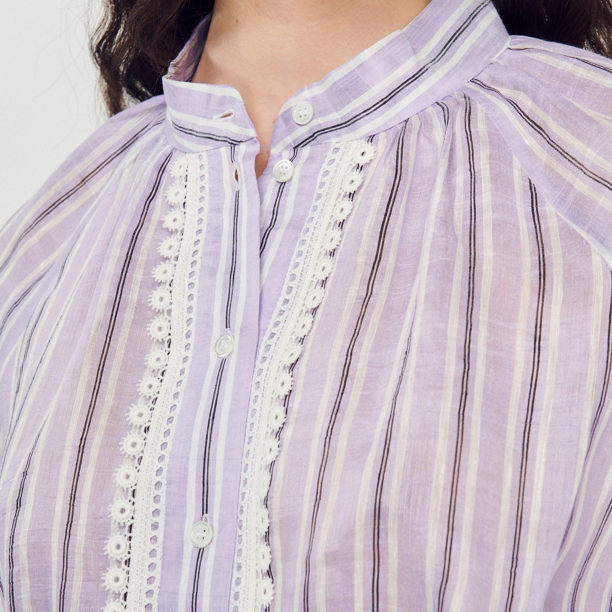 Robe courte à rayures Sandro seconde main